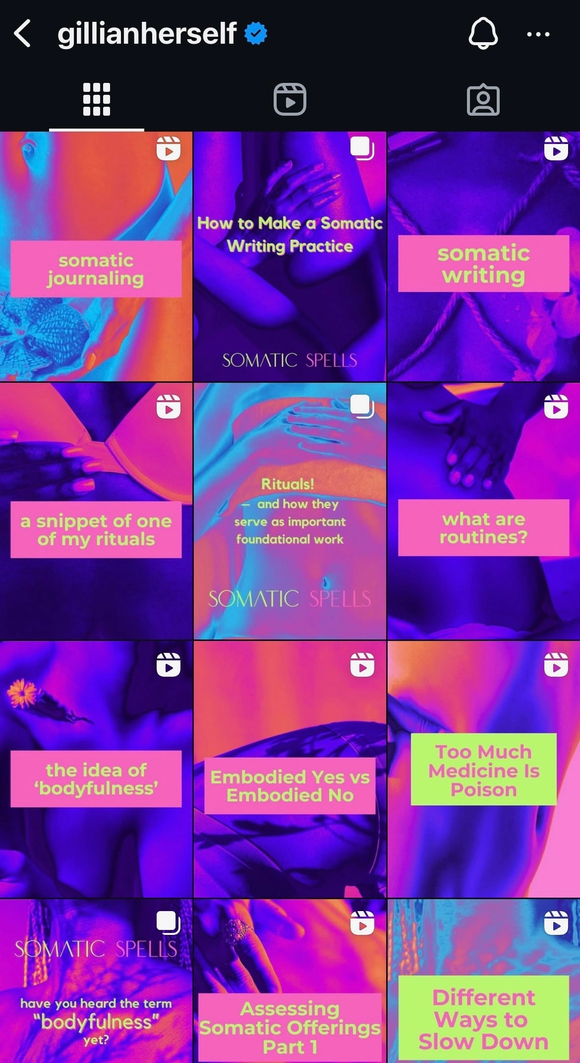 @gillianherself on Instagram