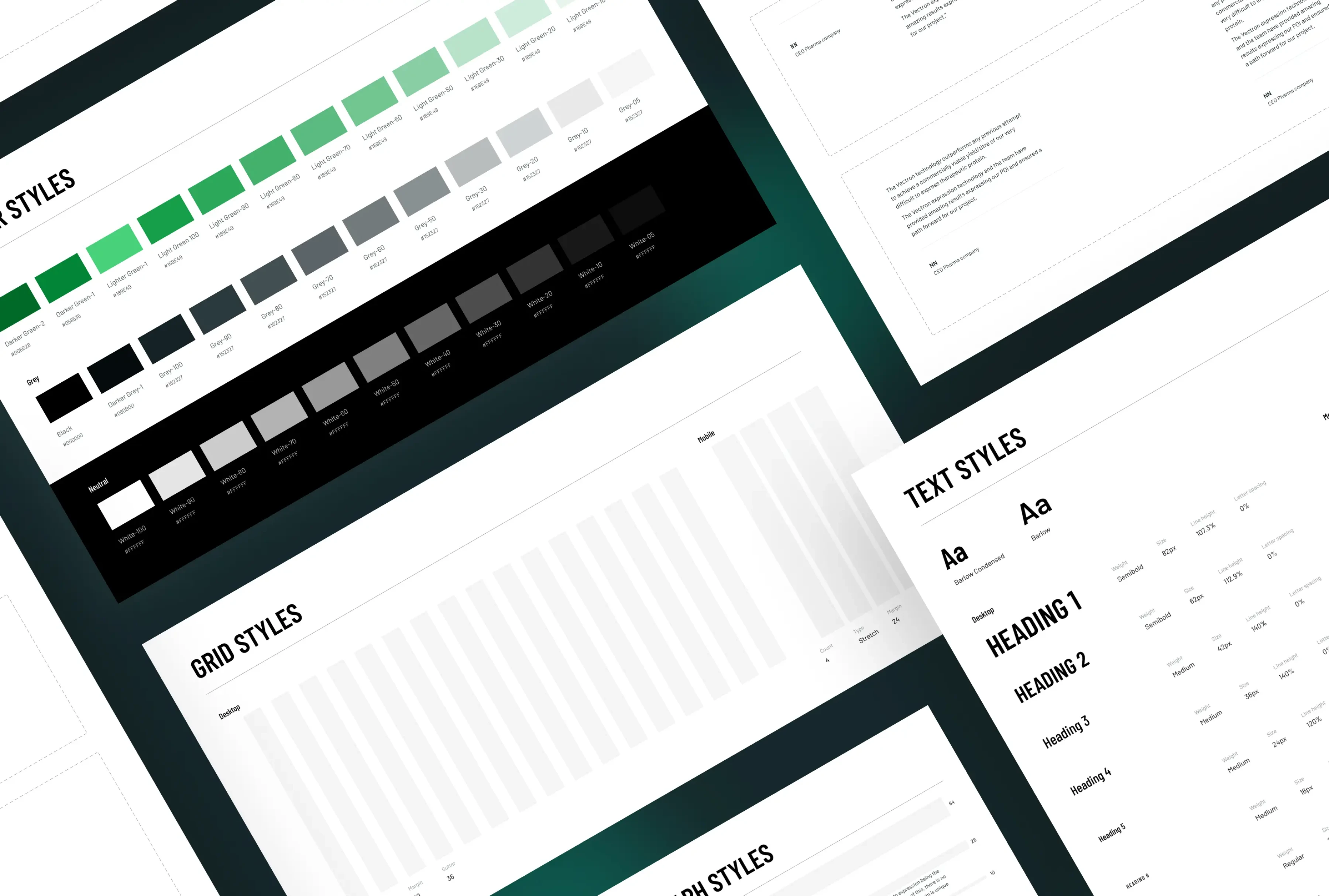 Design System (Grid System & Color Pallets)
