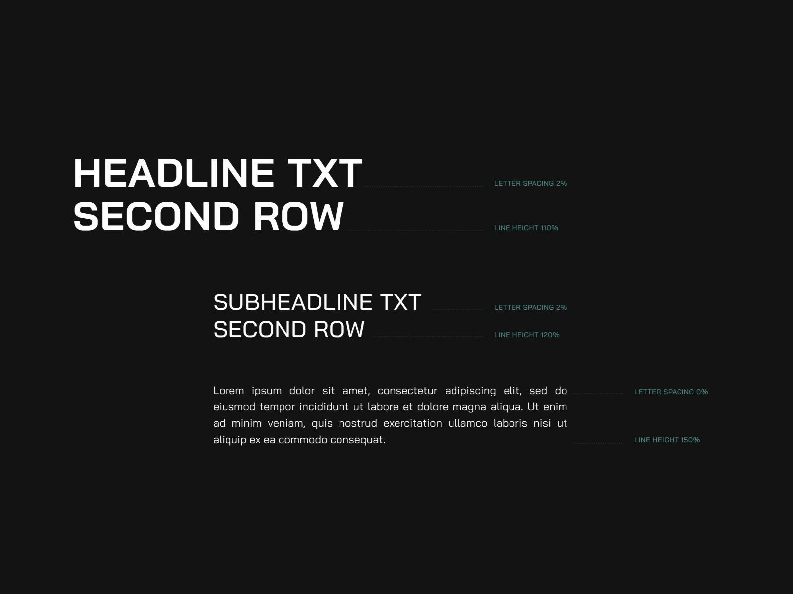 Typography and spacing system built for Ghaf’s digital identity — bold and clear, yet refined for fintech communication.