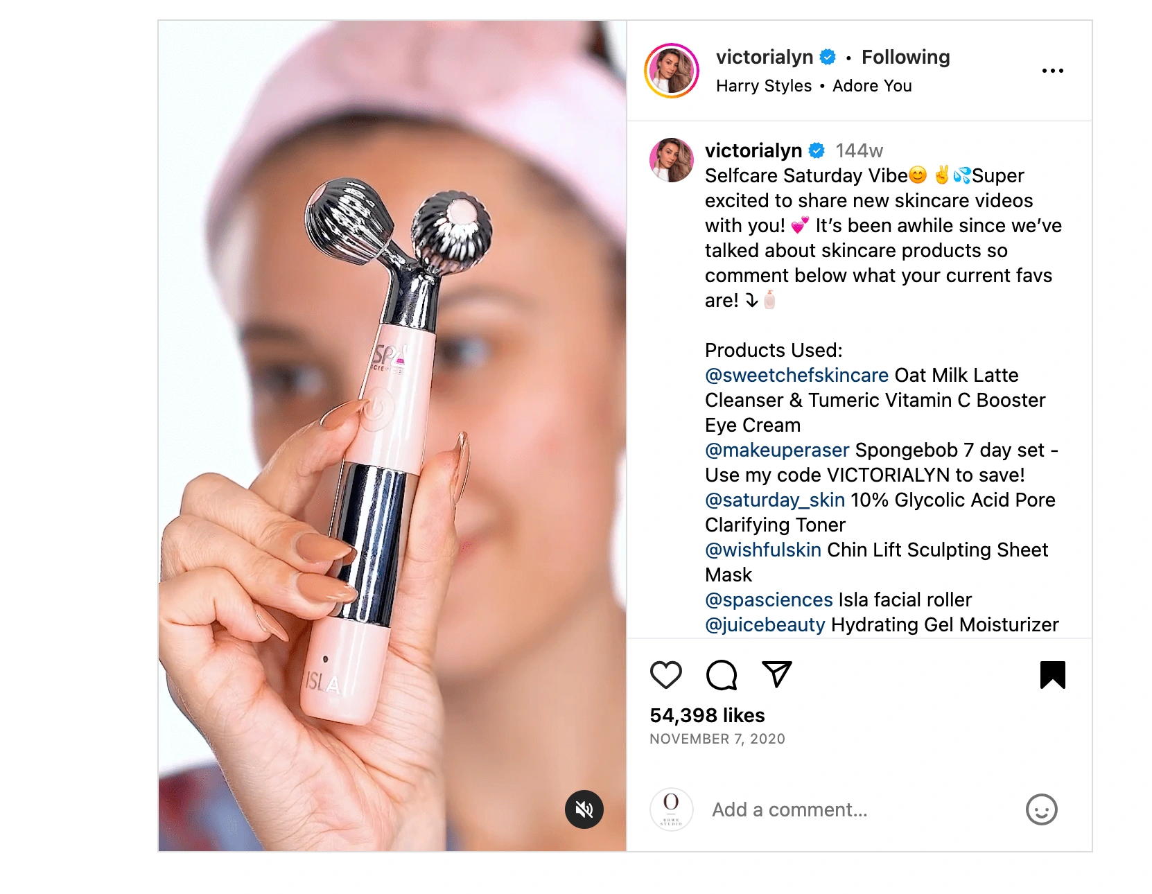 Spa Sciences | Isla - Skincare Campaign