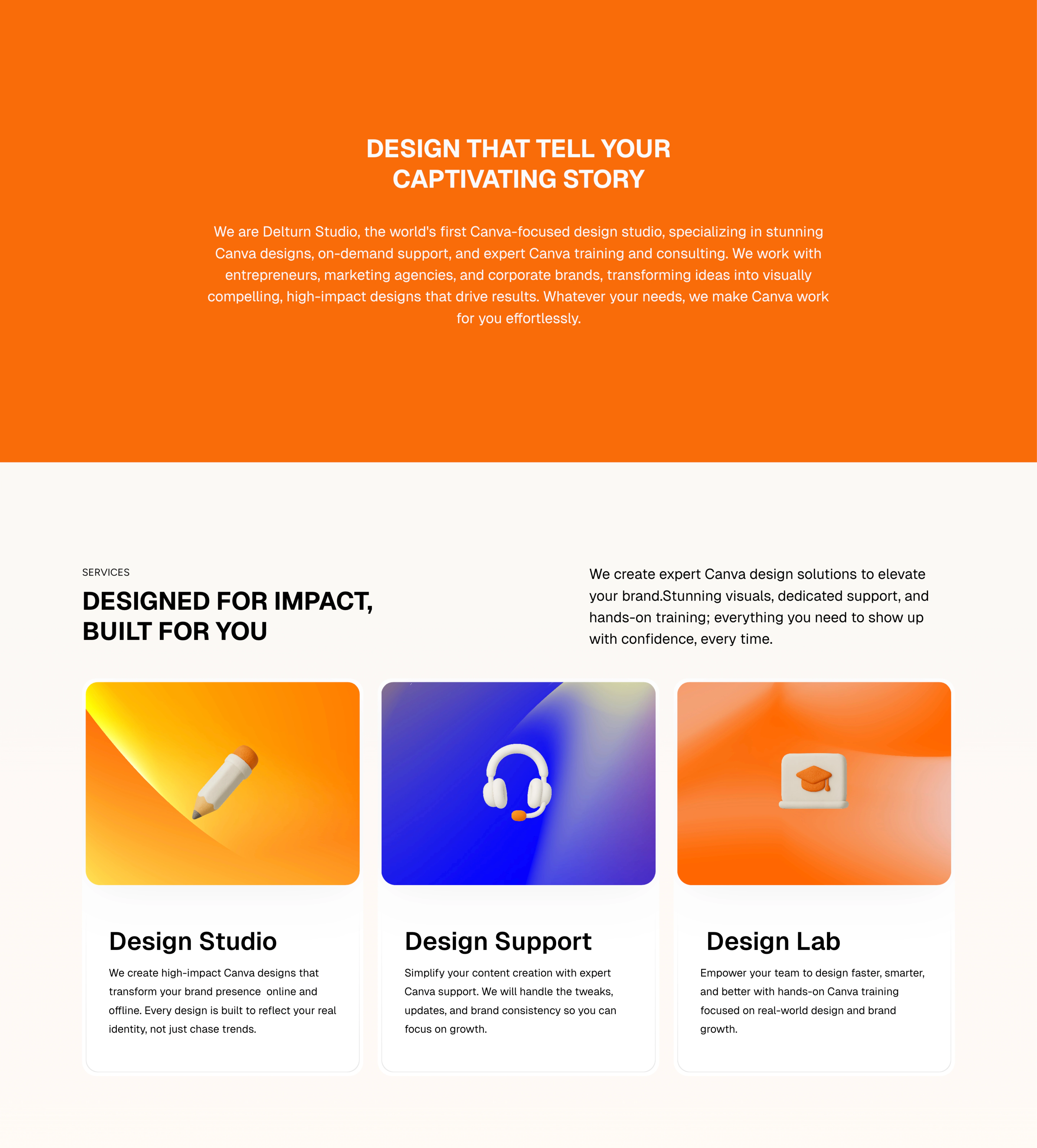 Delturn Website Section