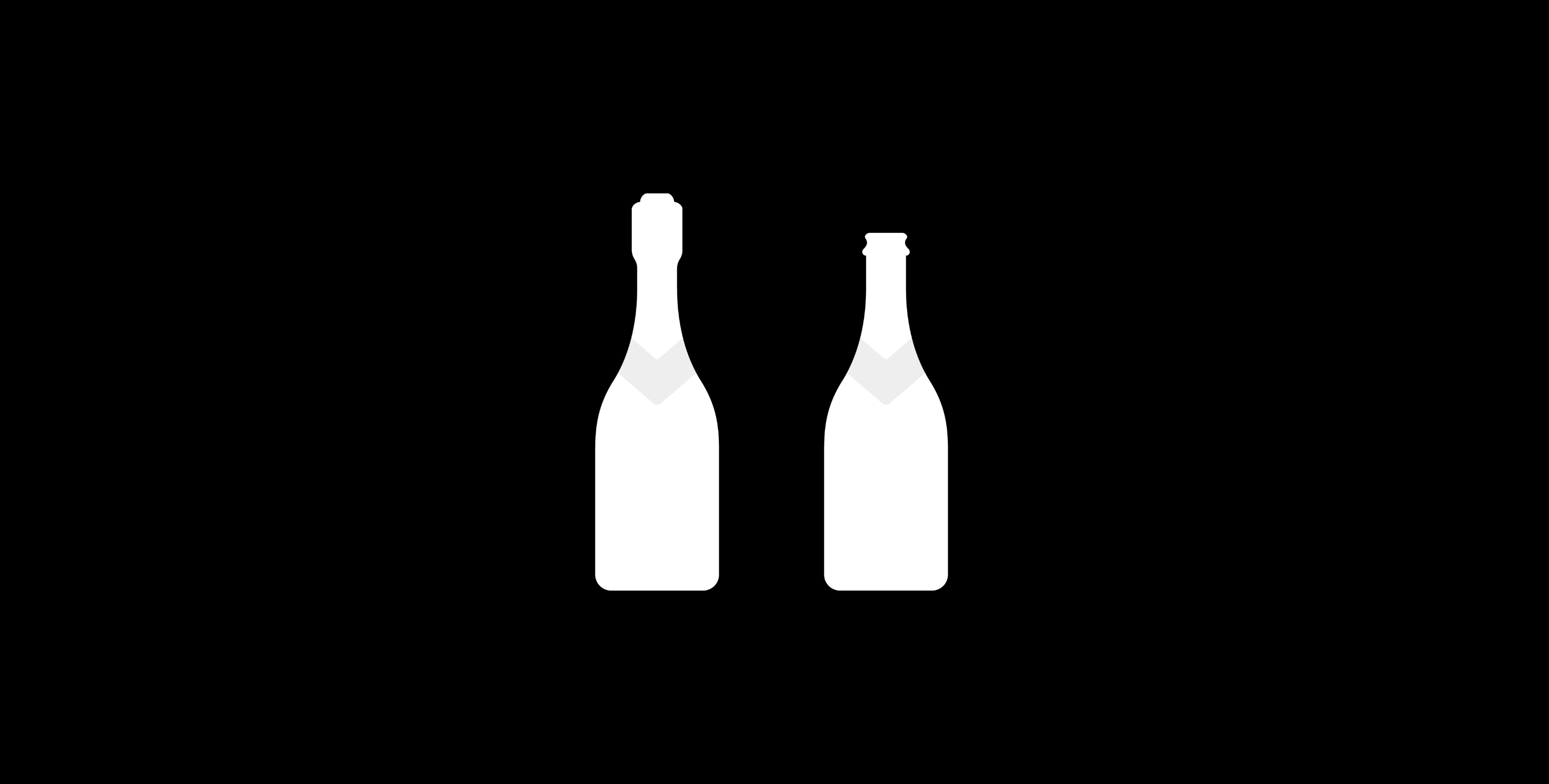 Final logo design (with and without cork).