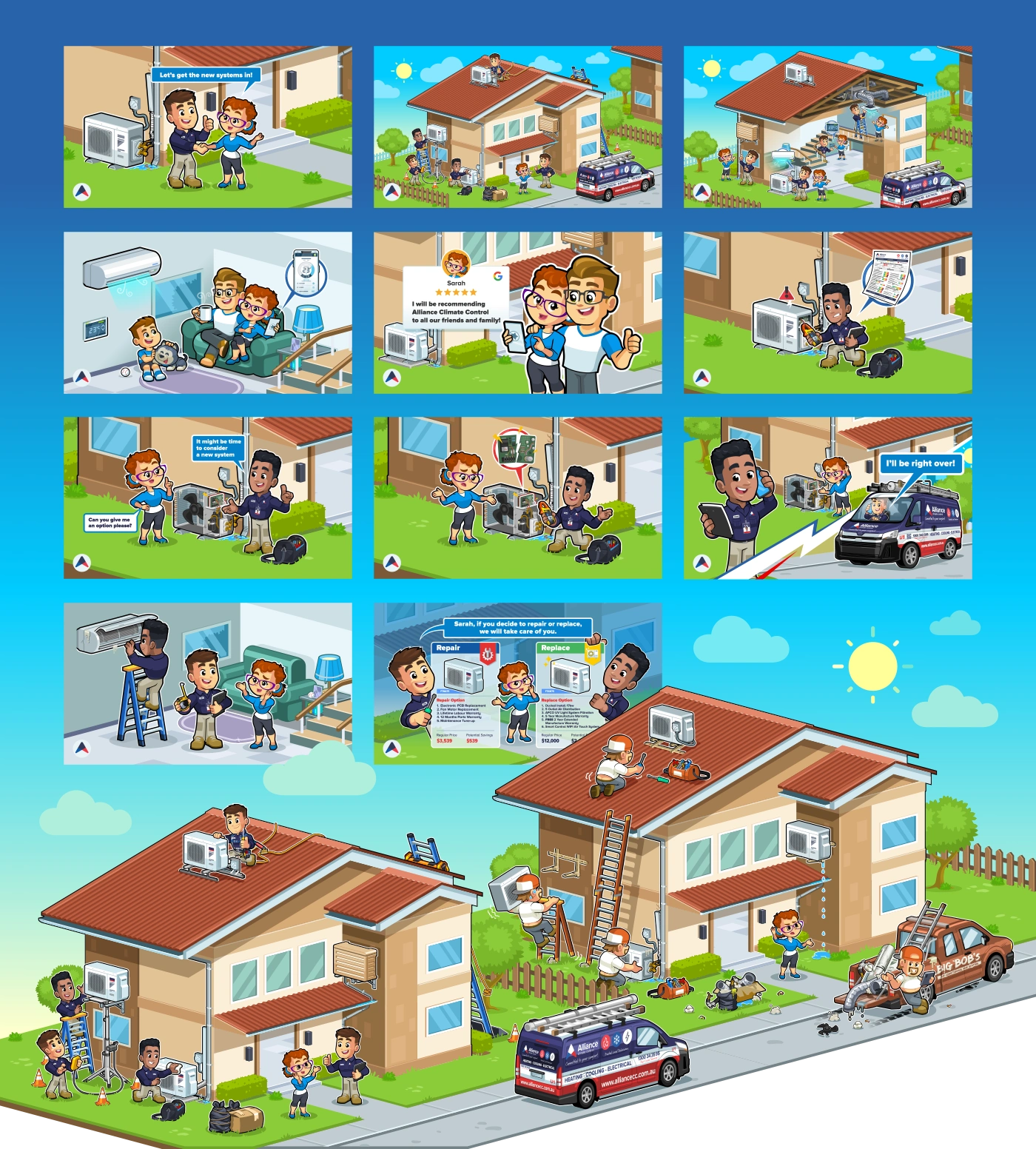 Client onboarding illustrations