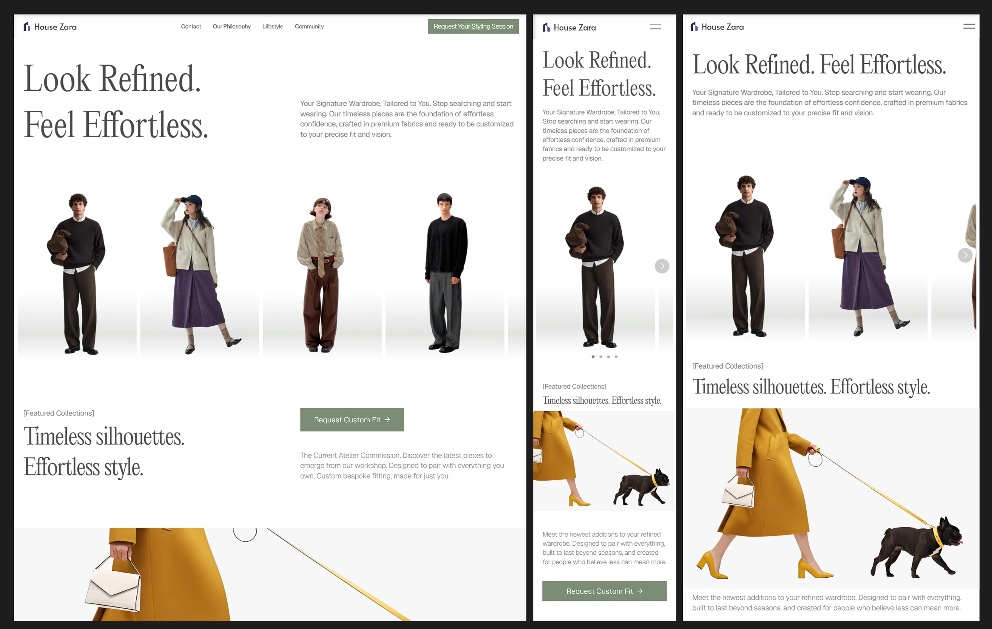 RESPONSIVE HERO AND FEATURED SECTION 