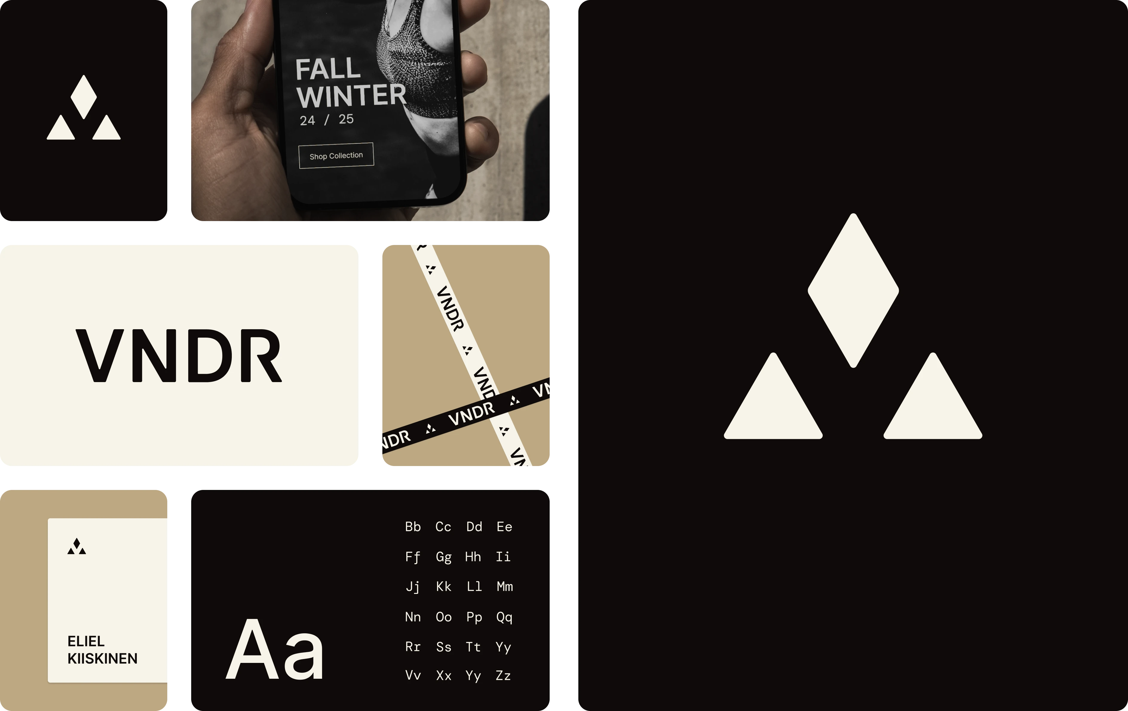 Brand identity: Logos, fonts and colors.