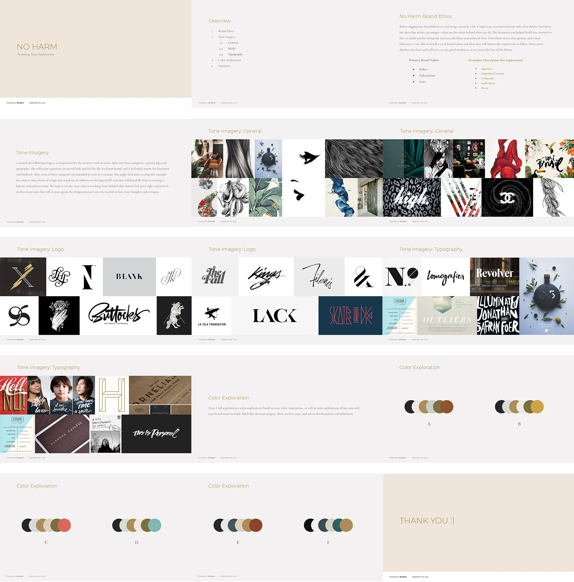 Intro, Tone and Color Exploration