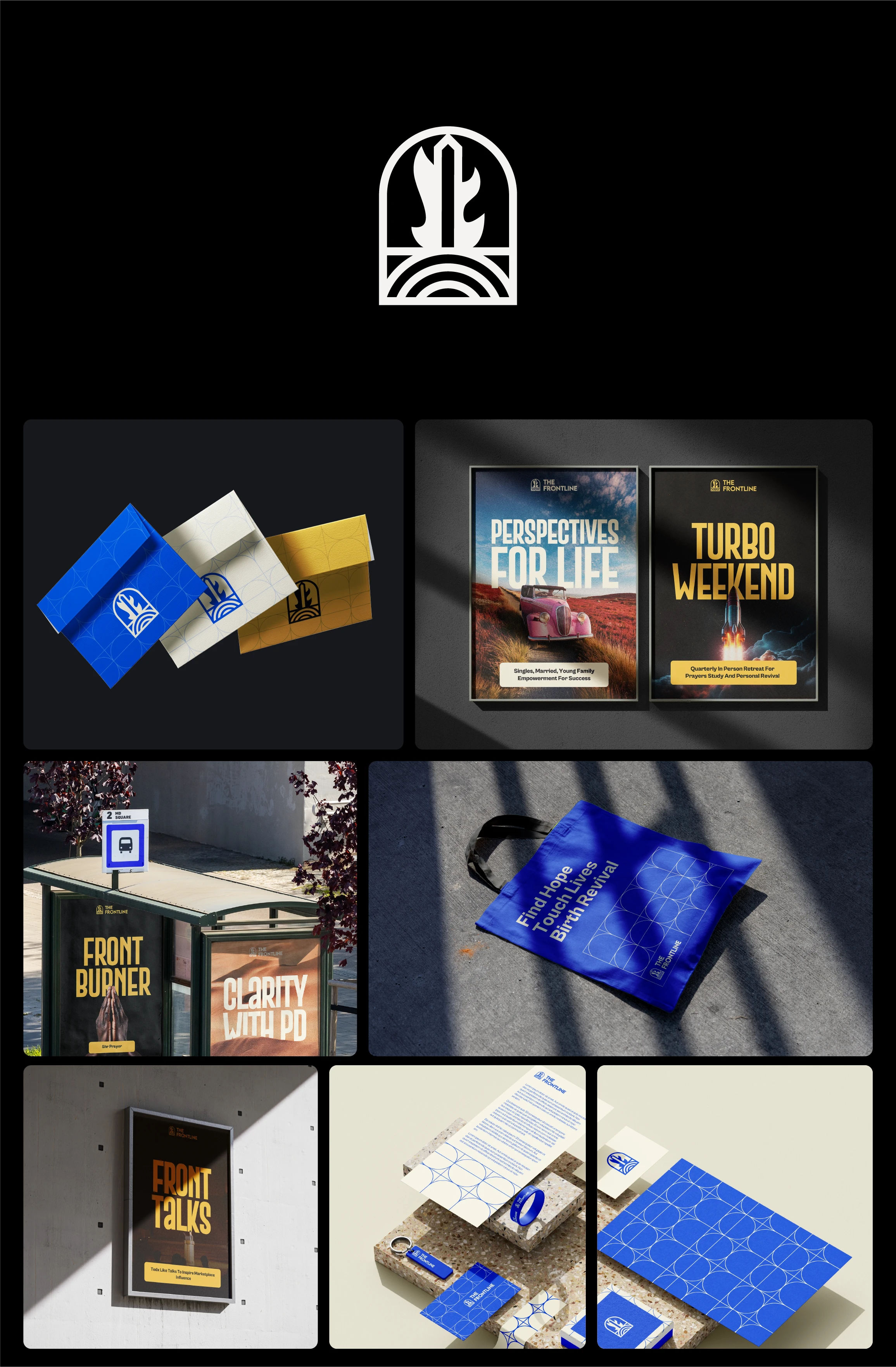 Branding for The Frontline Church.