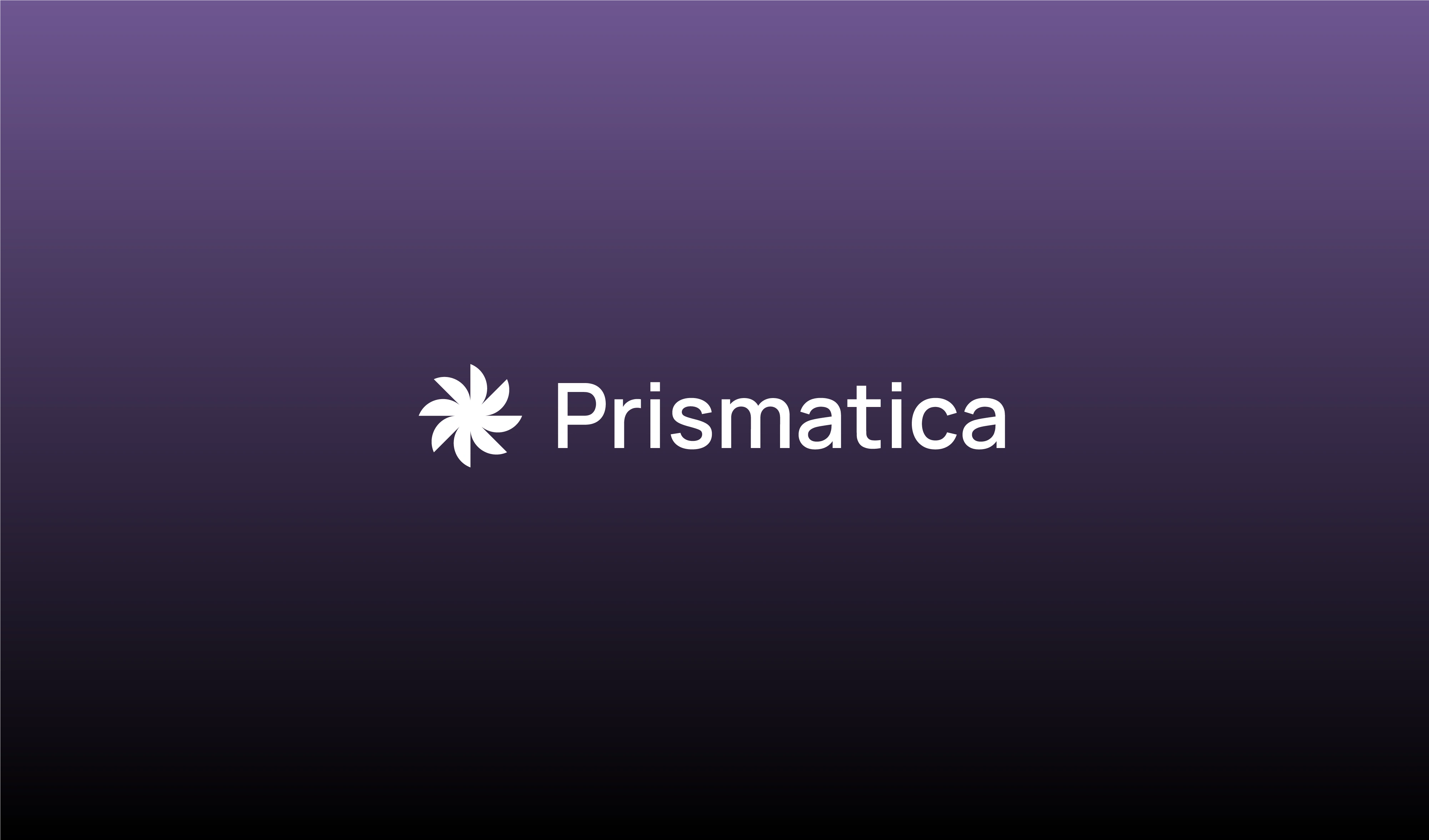 The core Prismatica Studio logo, showcasing its strong wordmark paired with the unique, multifaceted brand symbol.
