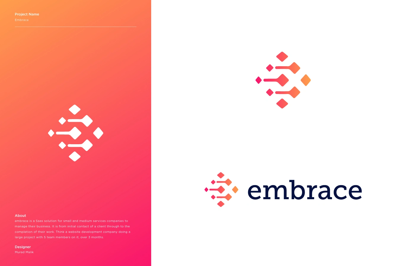 embrace - saas solution for small and medium companies.