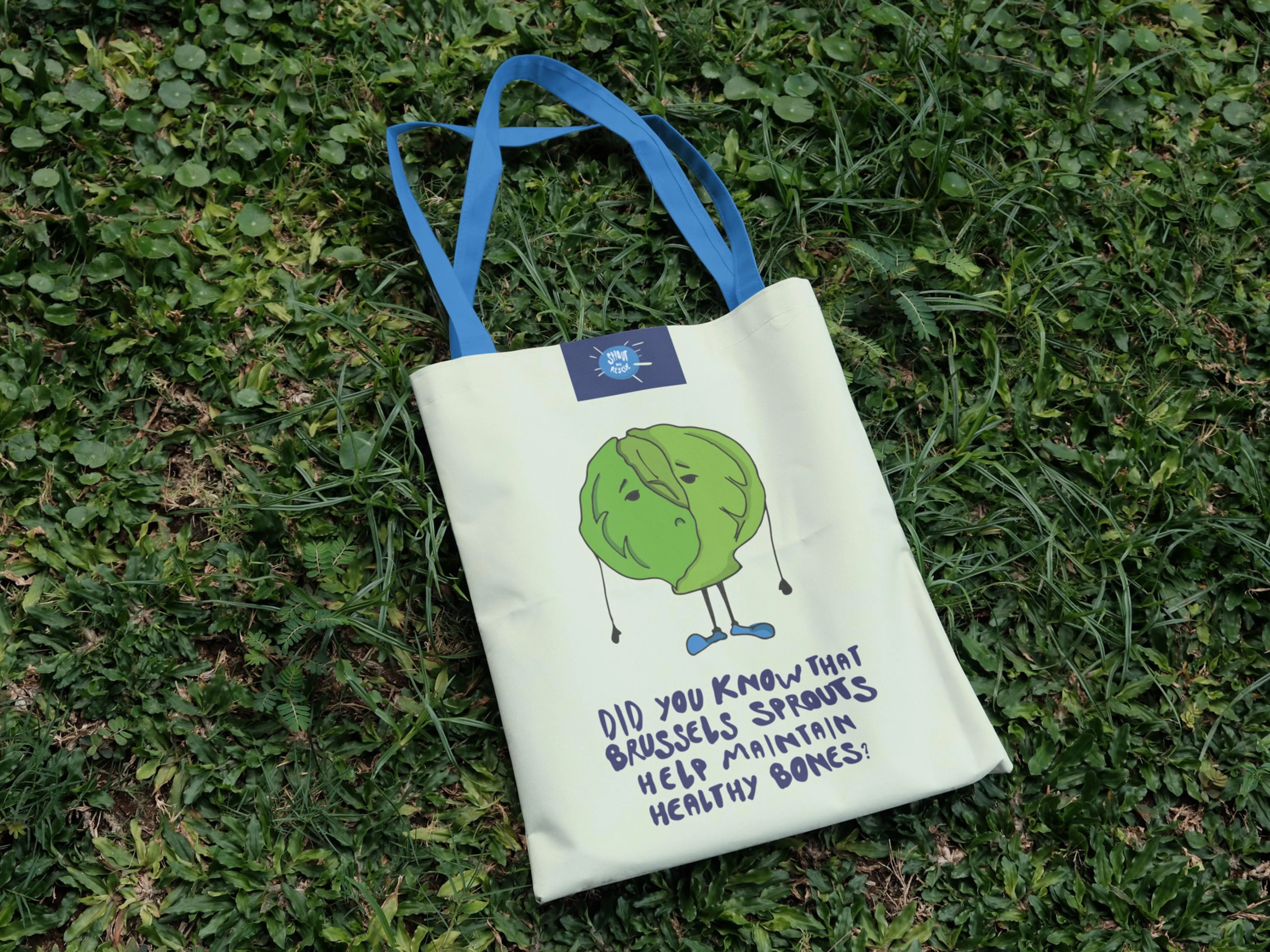 Each participant receives a tote bag to gather ingredients and materials during the day’s activities.