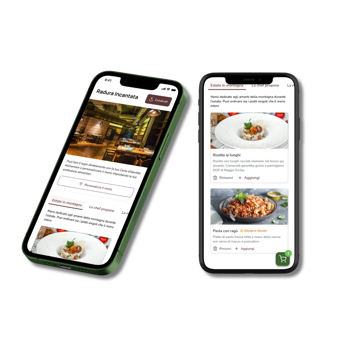 Menu section