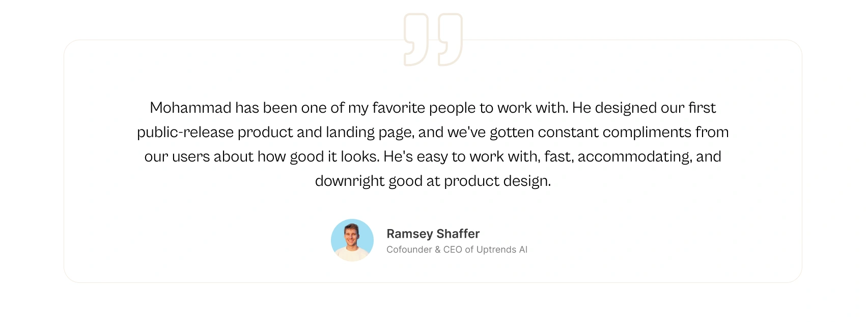 Uptrends CEO testimonial
