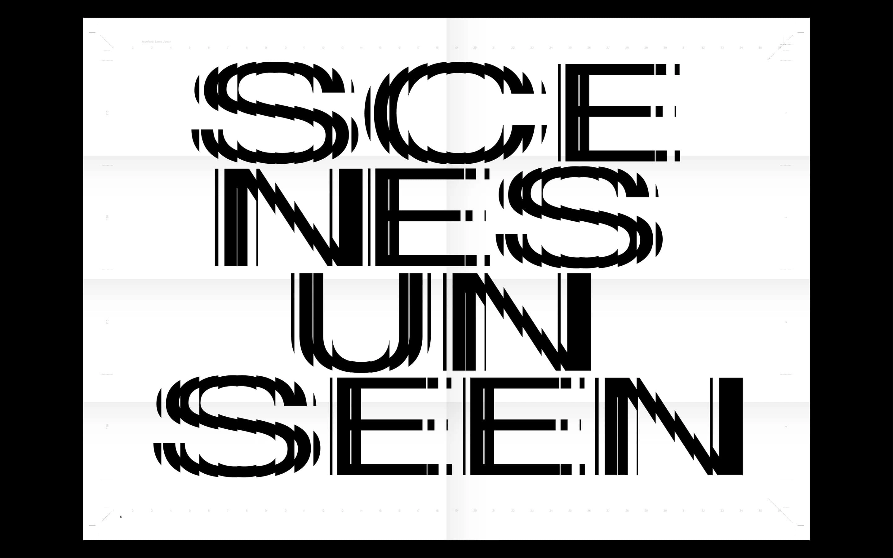 Scenes Unseen, Takram Studio, London Design Festival 2016 (exhibition, graphics)