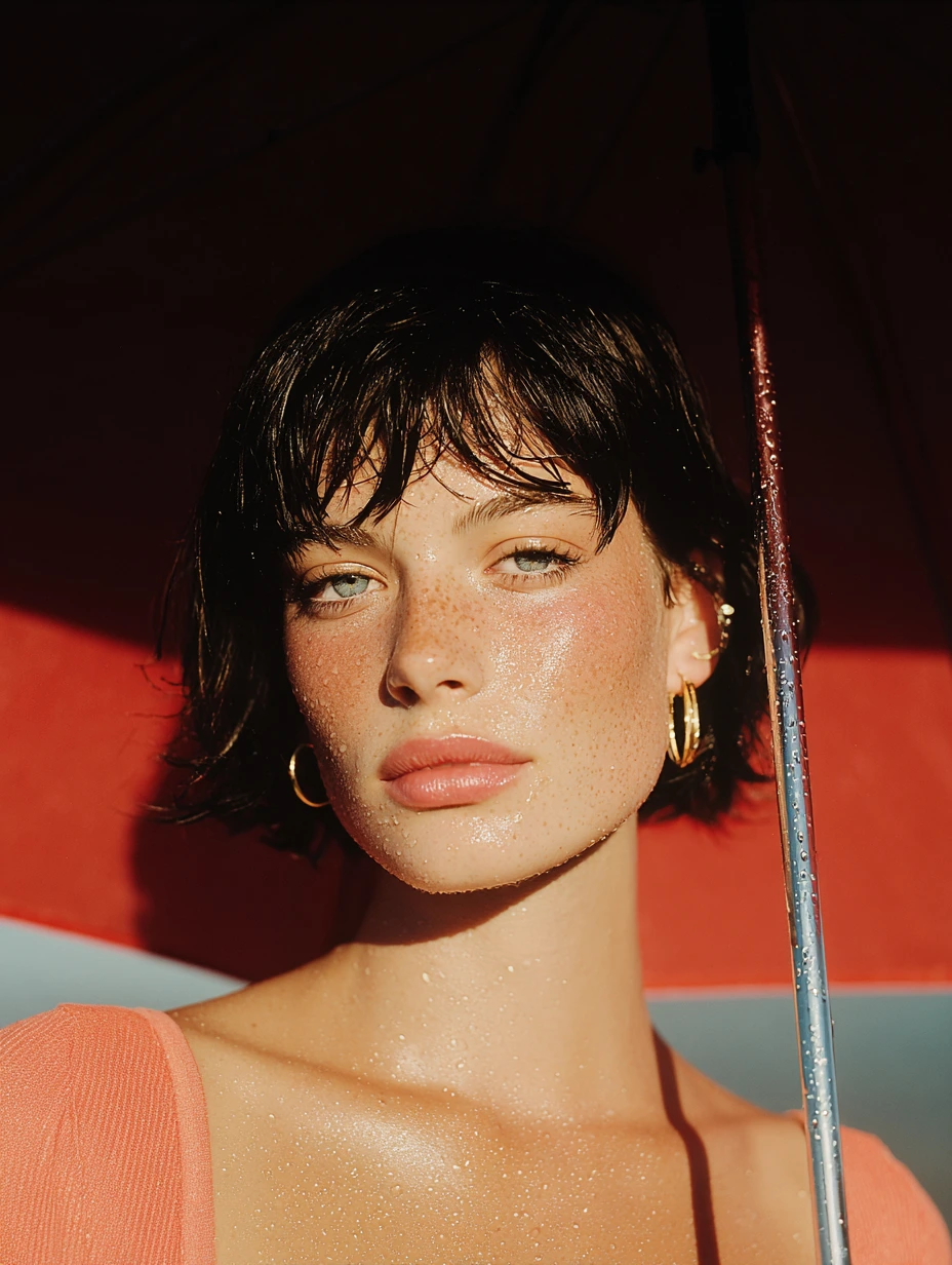 Girl With Umbrella