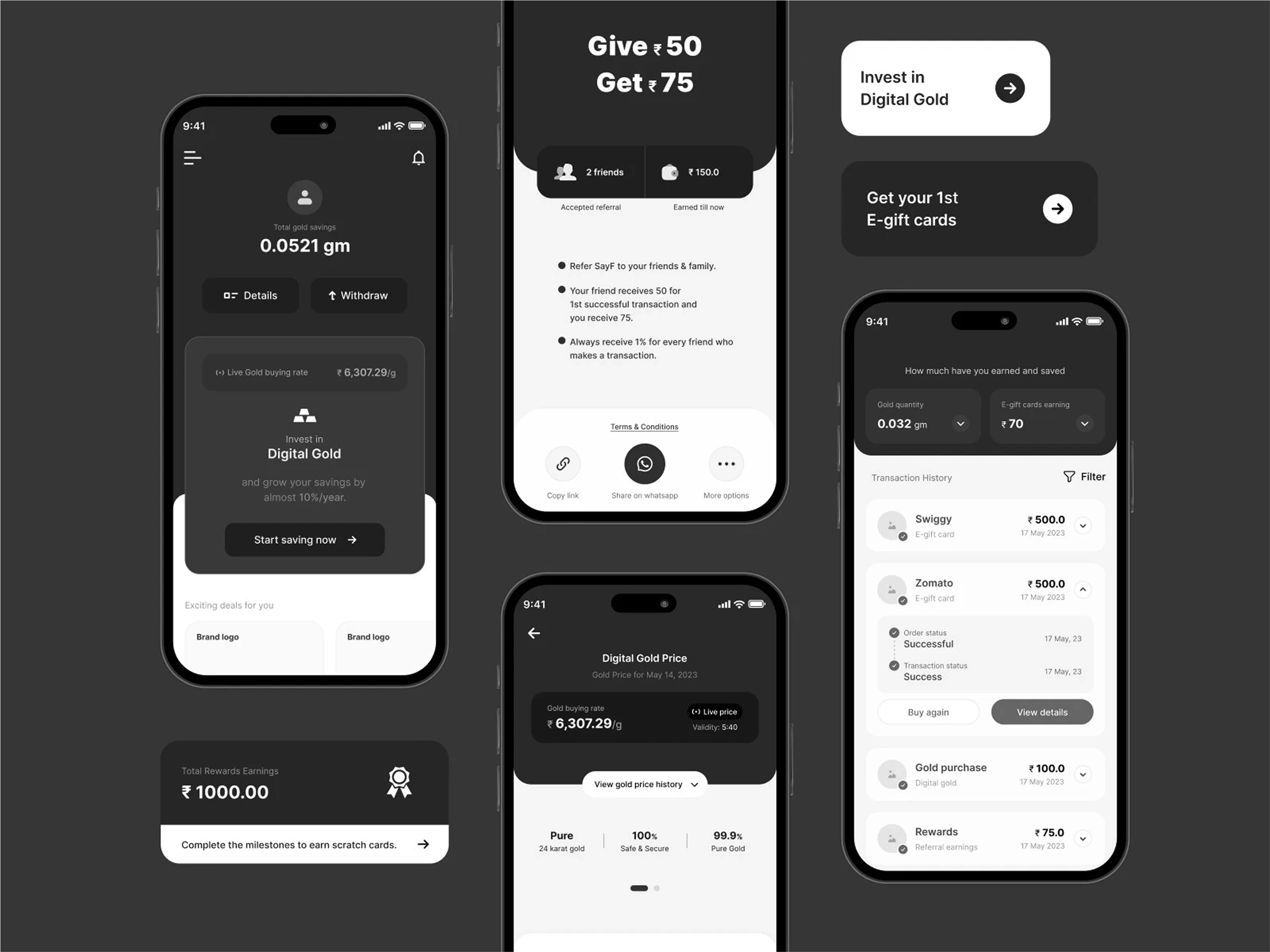 Hi-Fed wireframes for finalised layout design and context/content.