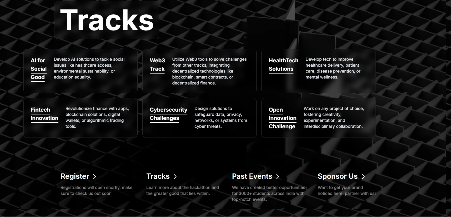 Hackathon Tracks
