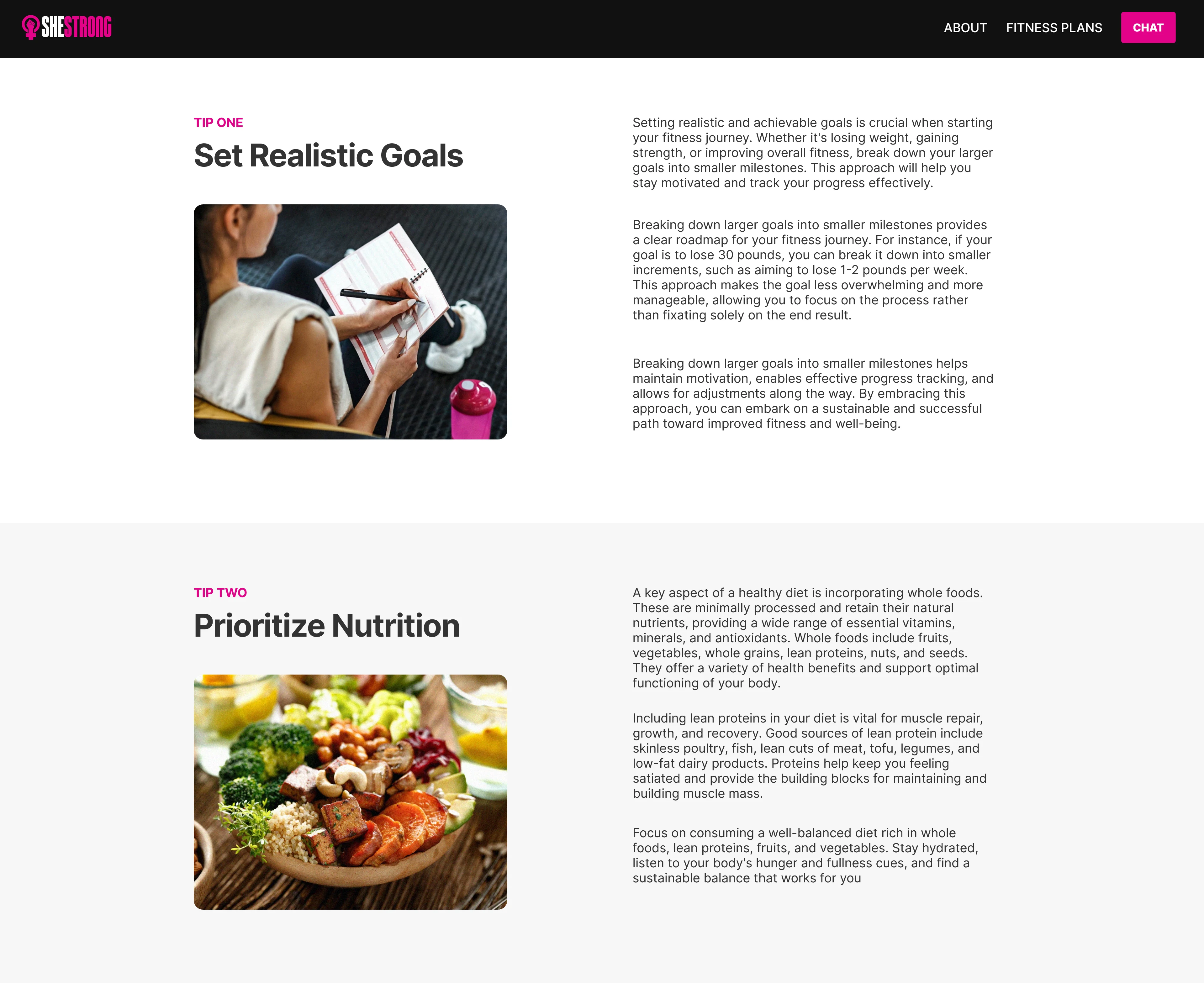 The Blog is broken down into bite-sized sections for easy reading and comprehension, with illustrative images.
