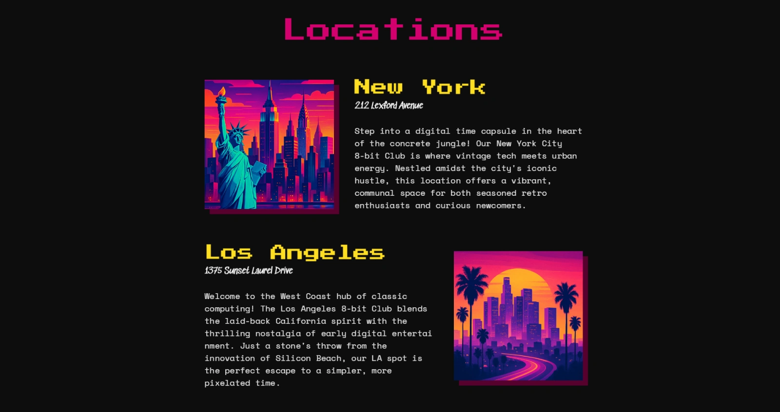 Locations