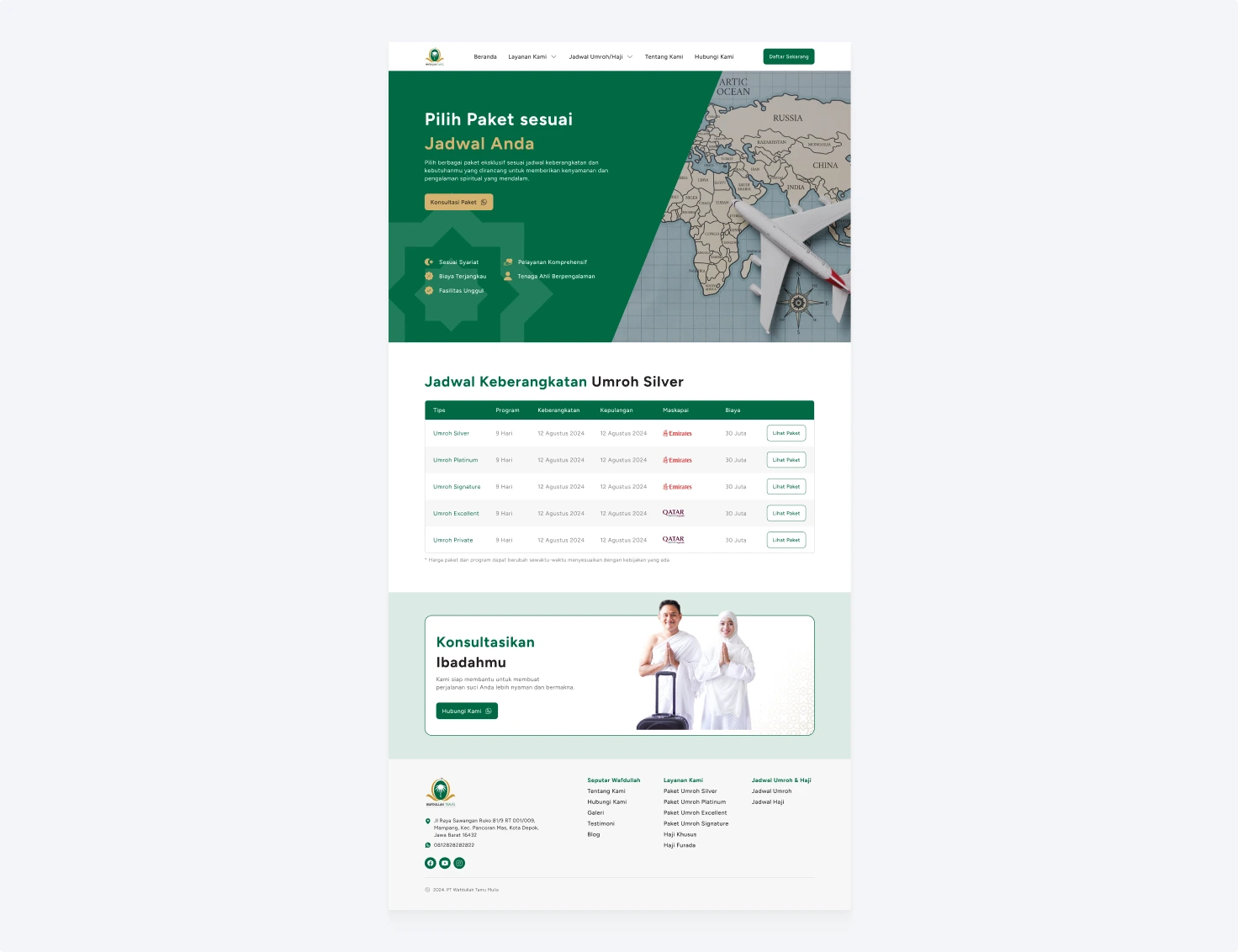 Hajj and Umrah Flights Schedule