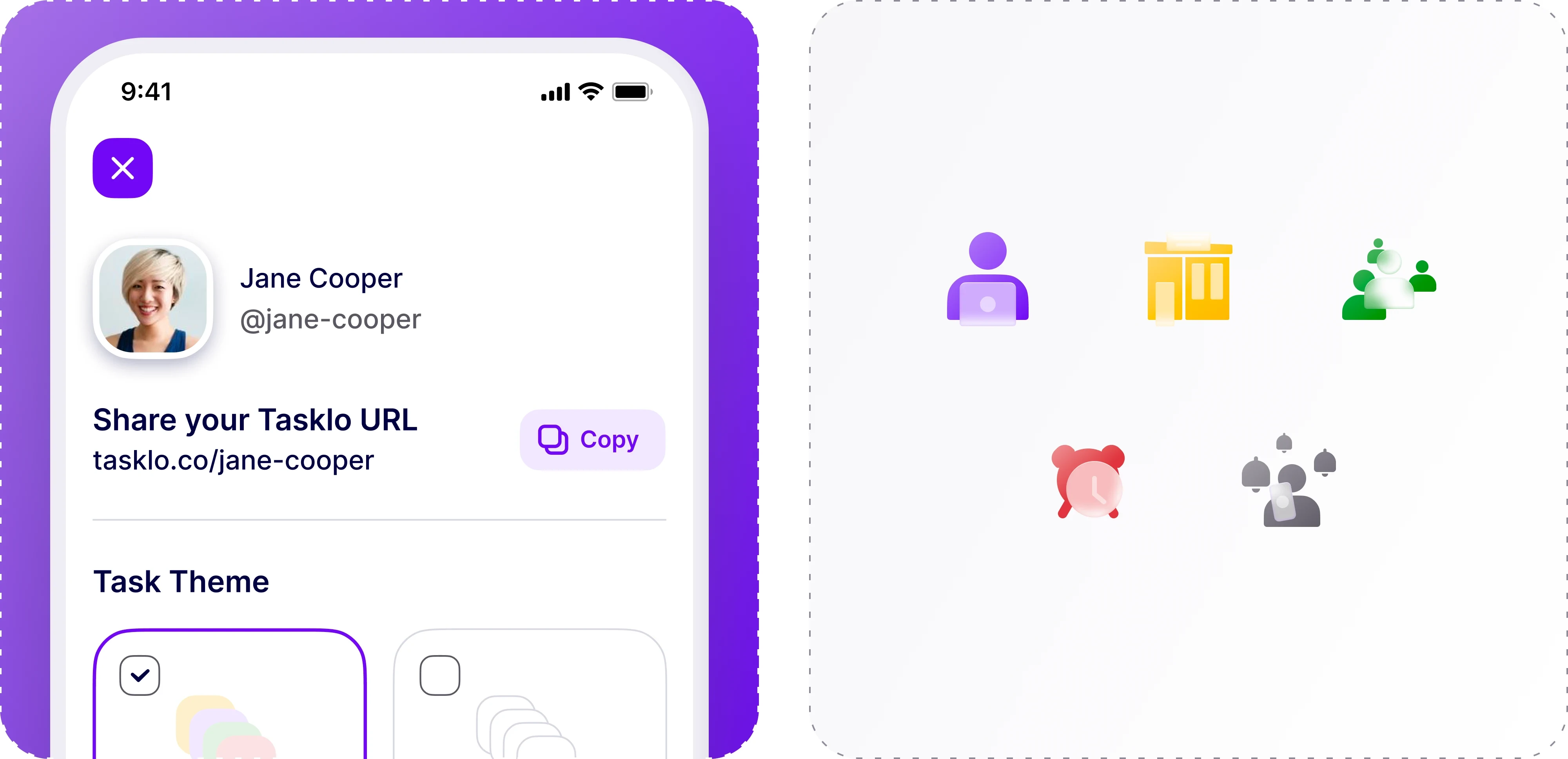 Profile, Custom Iconography