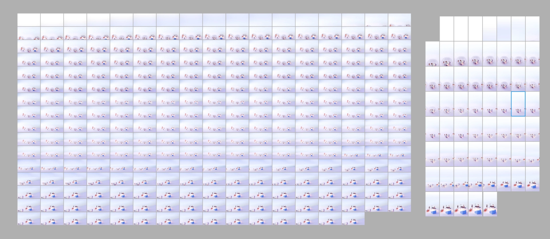 250 Frames / Desktop and 60 Frames Optimized for Mobile