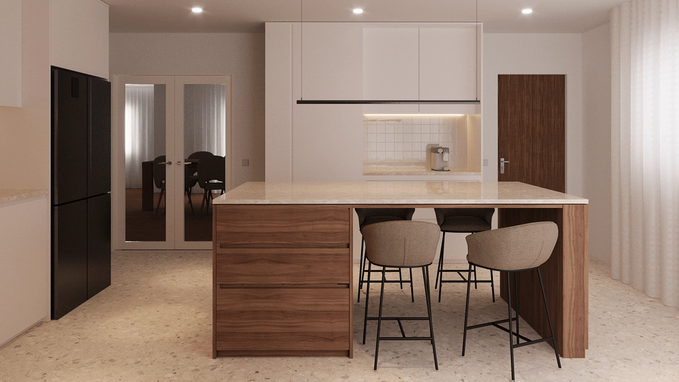 Kitchen View / Meirinhas House