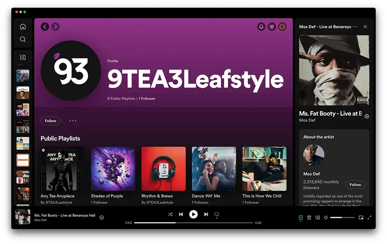 Spotify Channel Design
