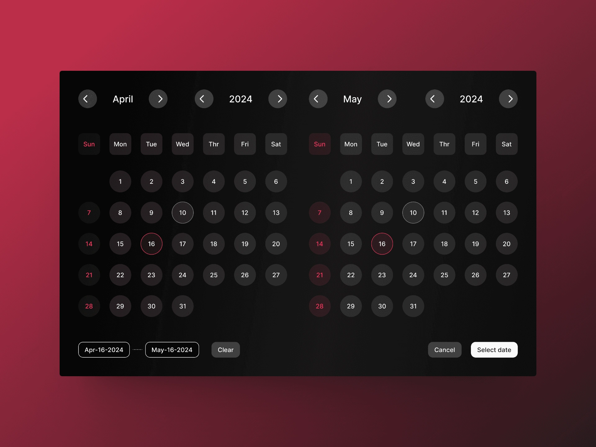 Day 80 : Date selector