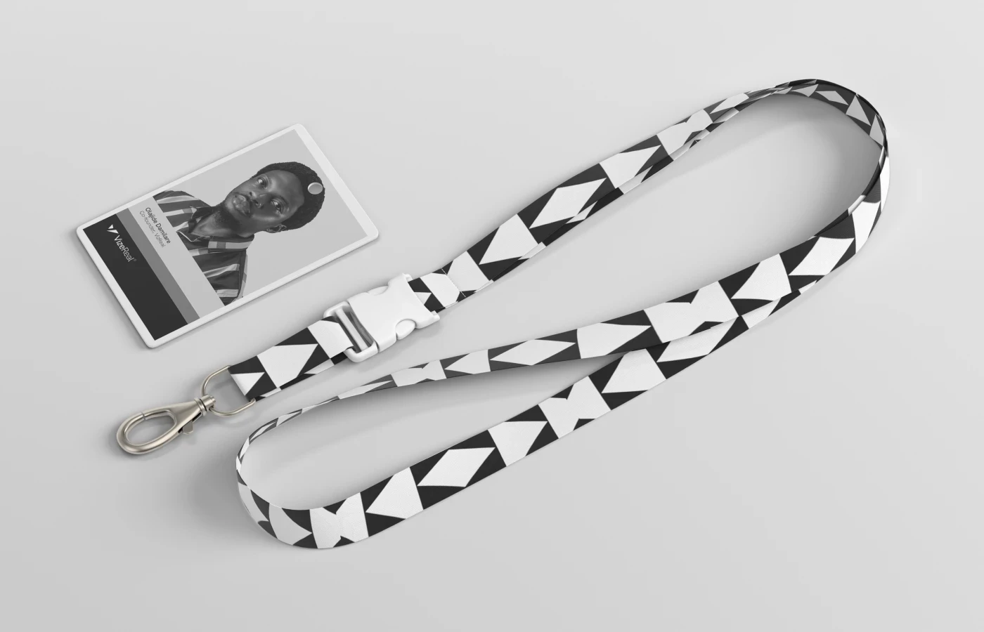 Pattern used on Lanyard and ID card