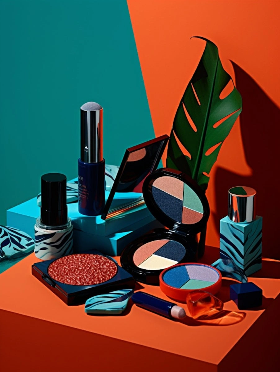 vivid elegance - a nature inspired cosmetics array