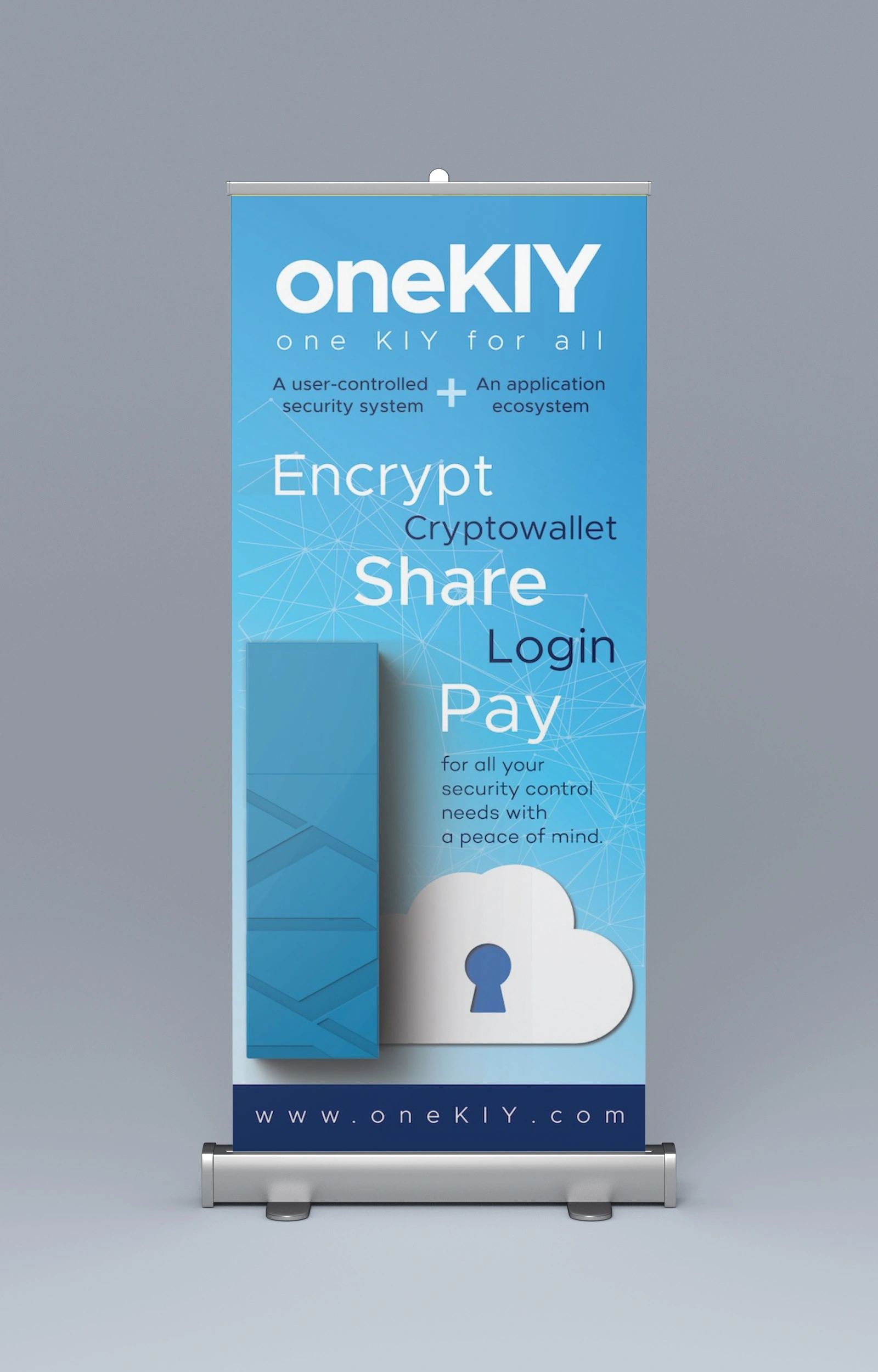 Pull-up design related to information encryption for a technology firm