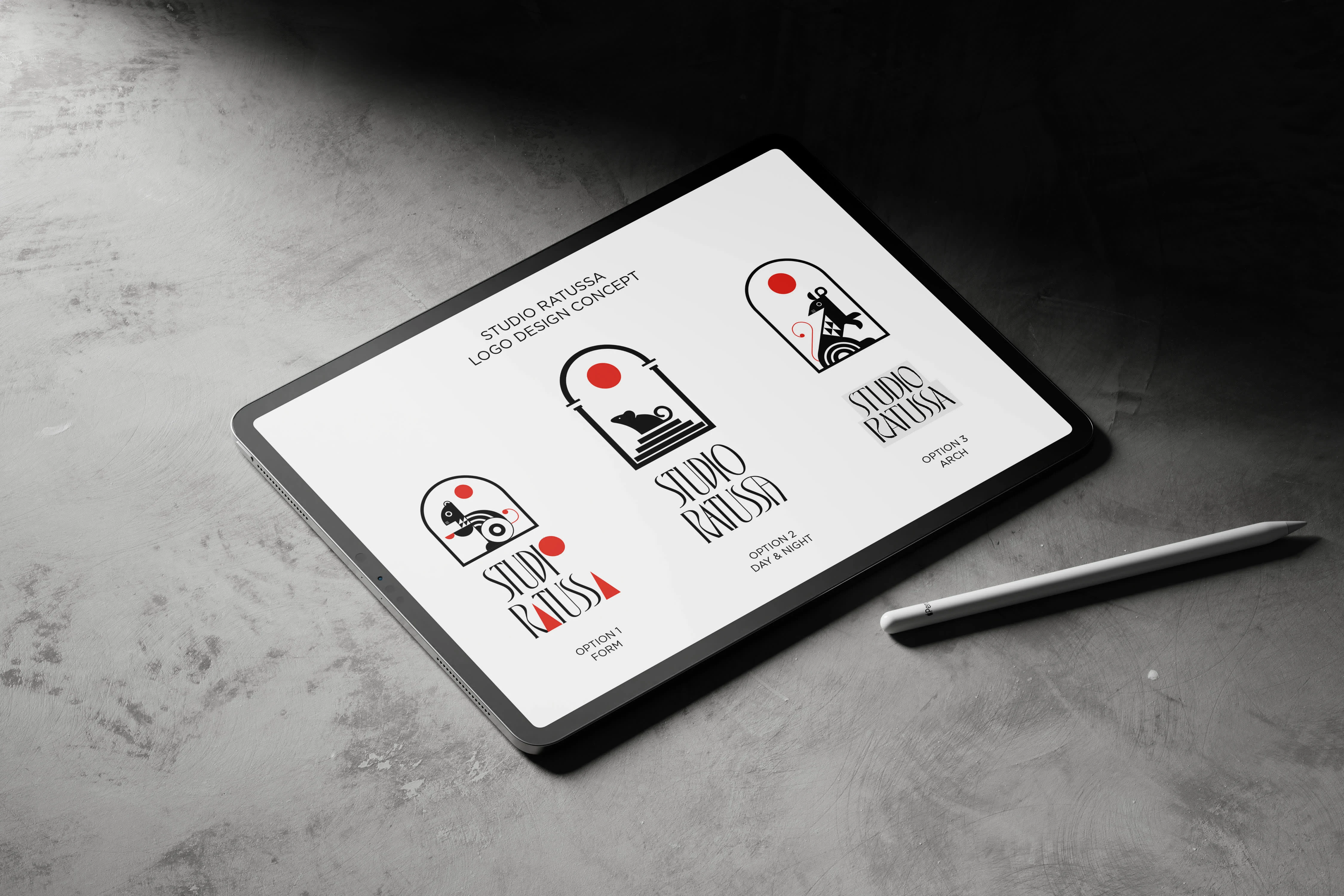 Logo & Typography Design Options for Front Business Card