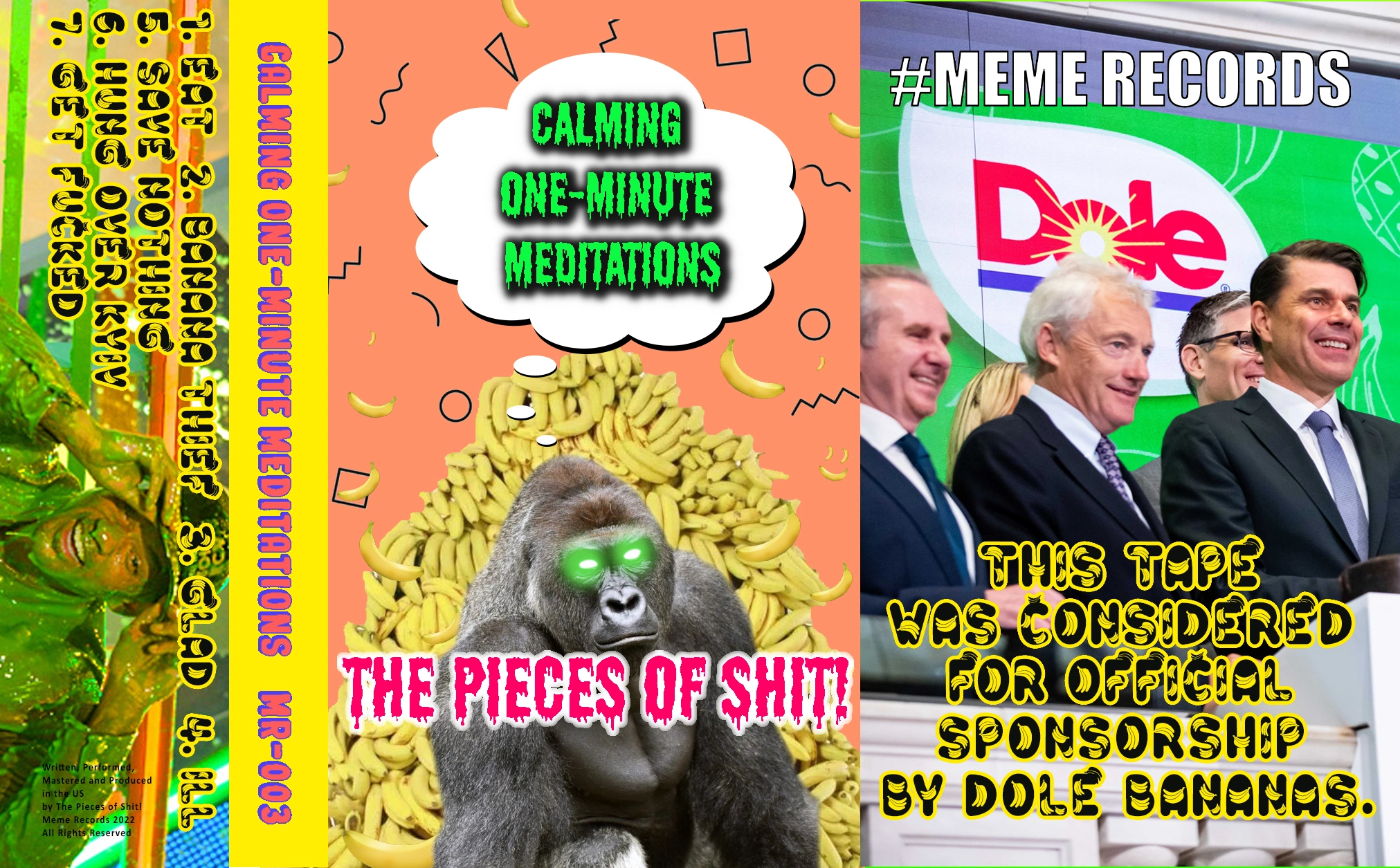 Calming One-Minute Meditations Cassette Art