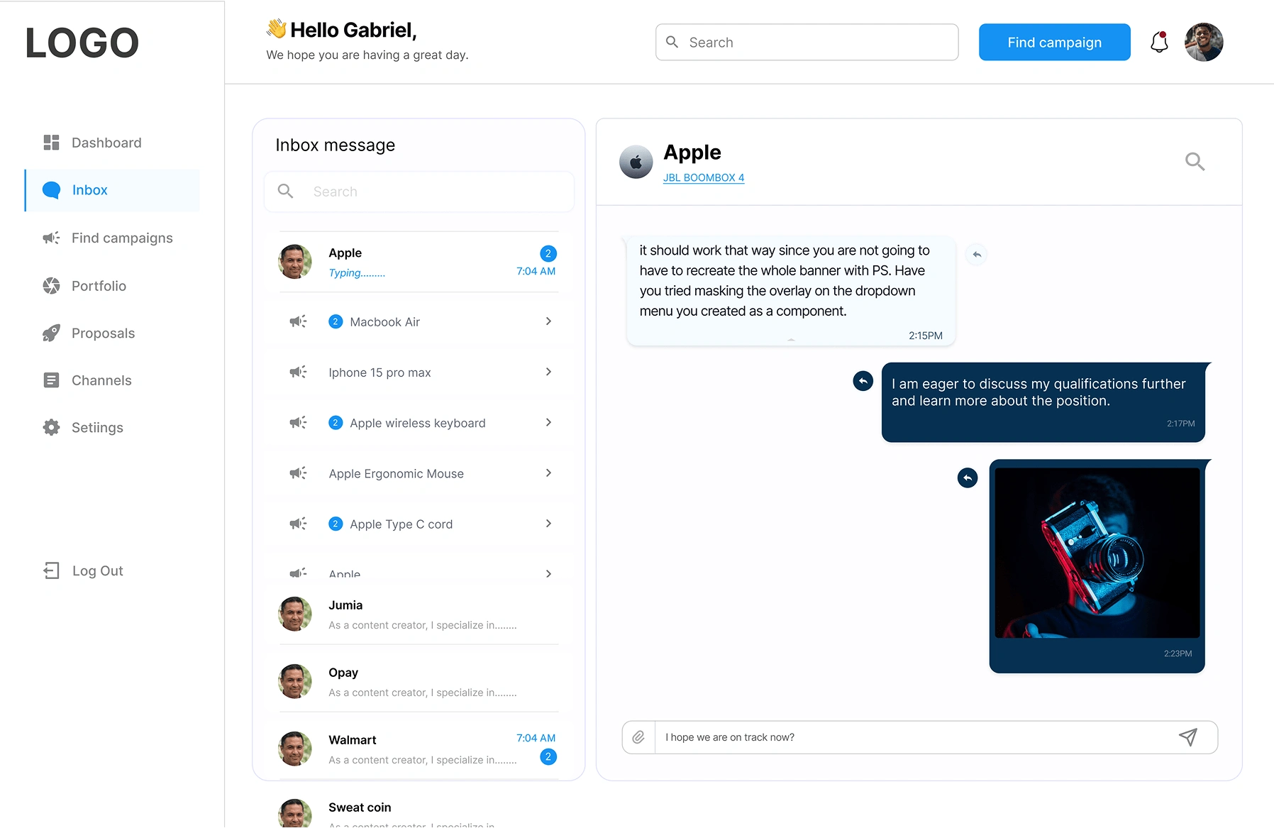 In App Messaging