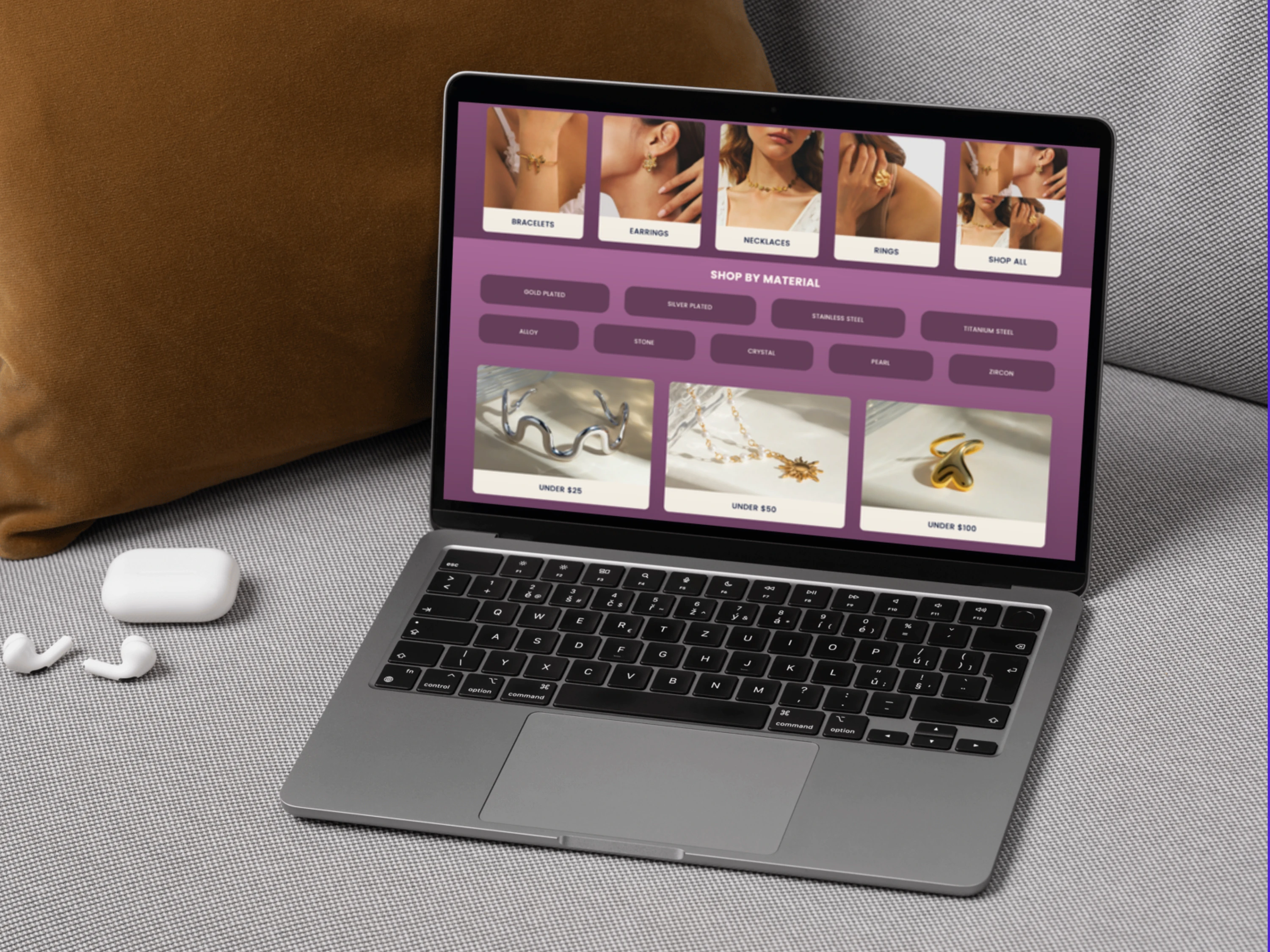 Full Category Menu On Homepage That Guide Customers