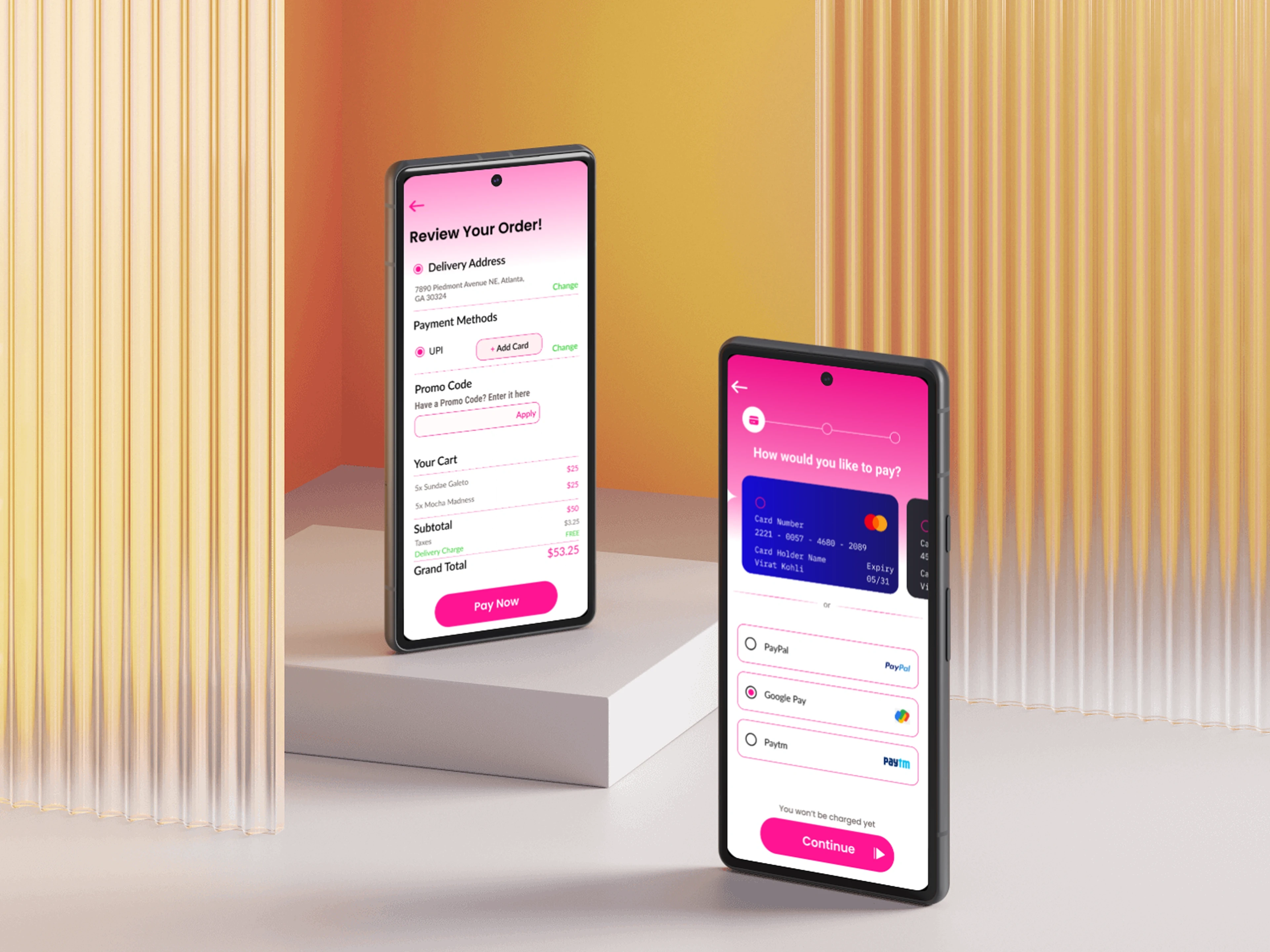 Order Summary and Payment Page #UIUX #UIdesign #UXdesign #figma #website #product #productdesign