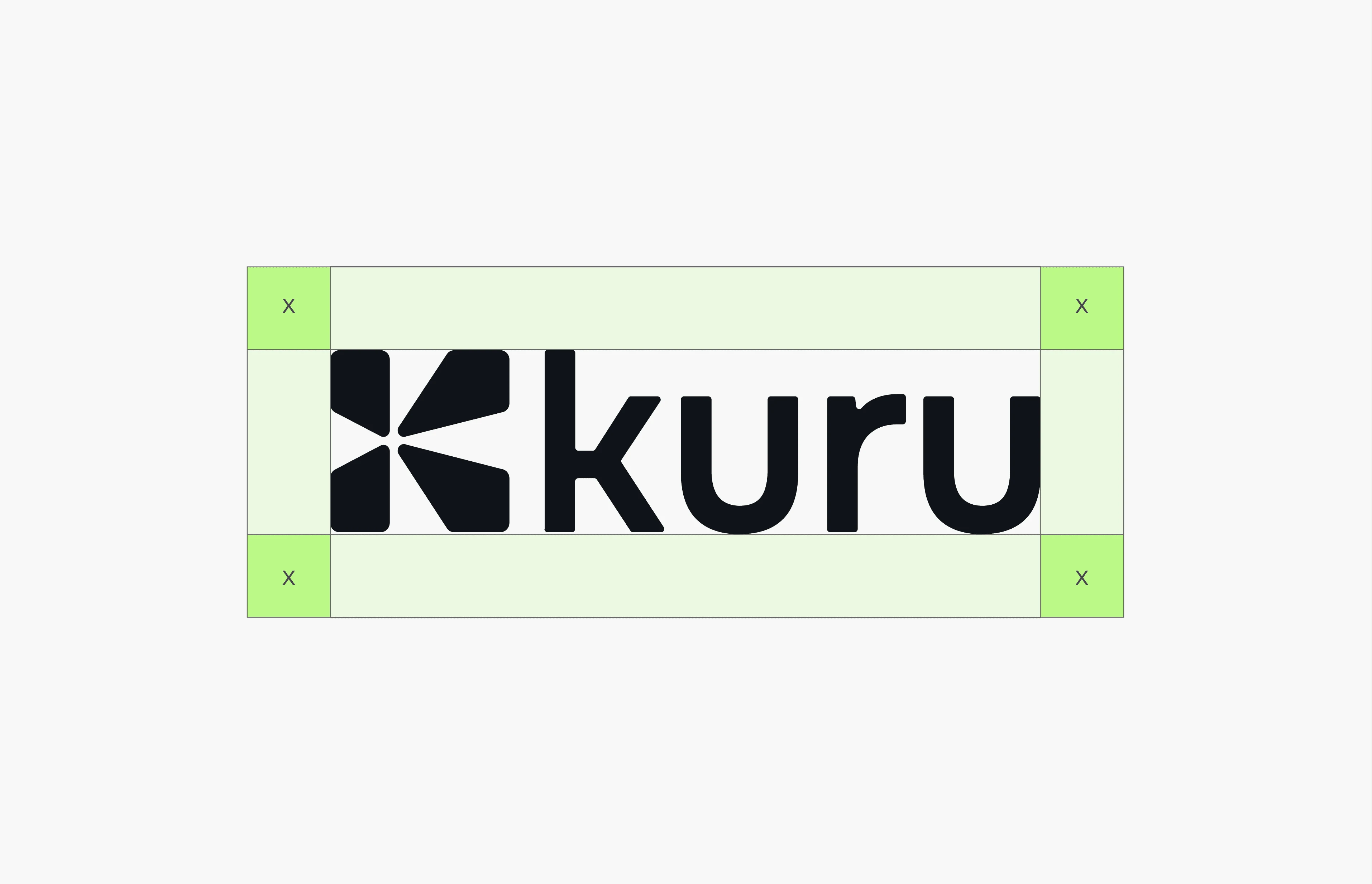 Kuru brandmark, logo and symbol