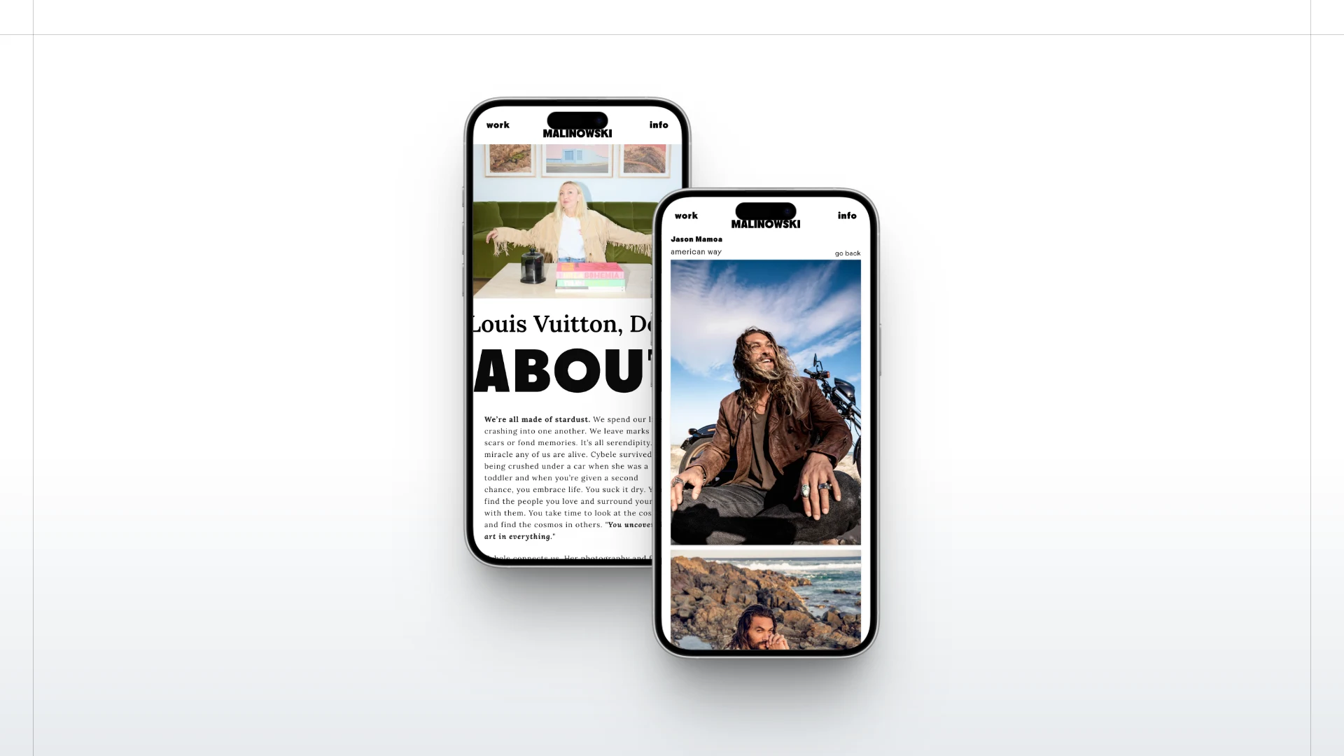 Mobile-responsive Framer website for Cybele Malinowski - SEO-optimized, responsive, multipage website with fast load times with CMS and CDN.
