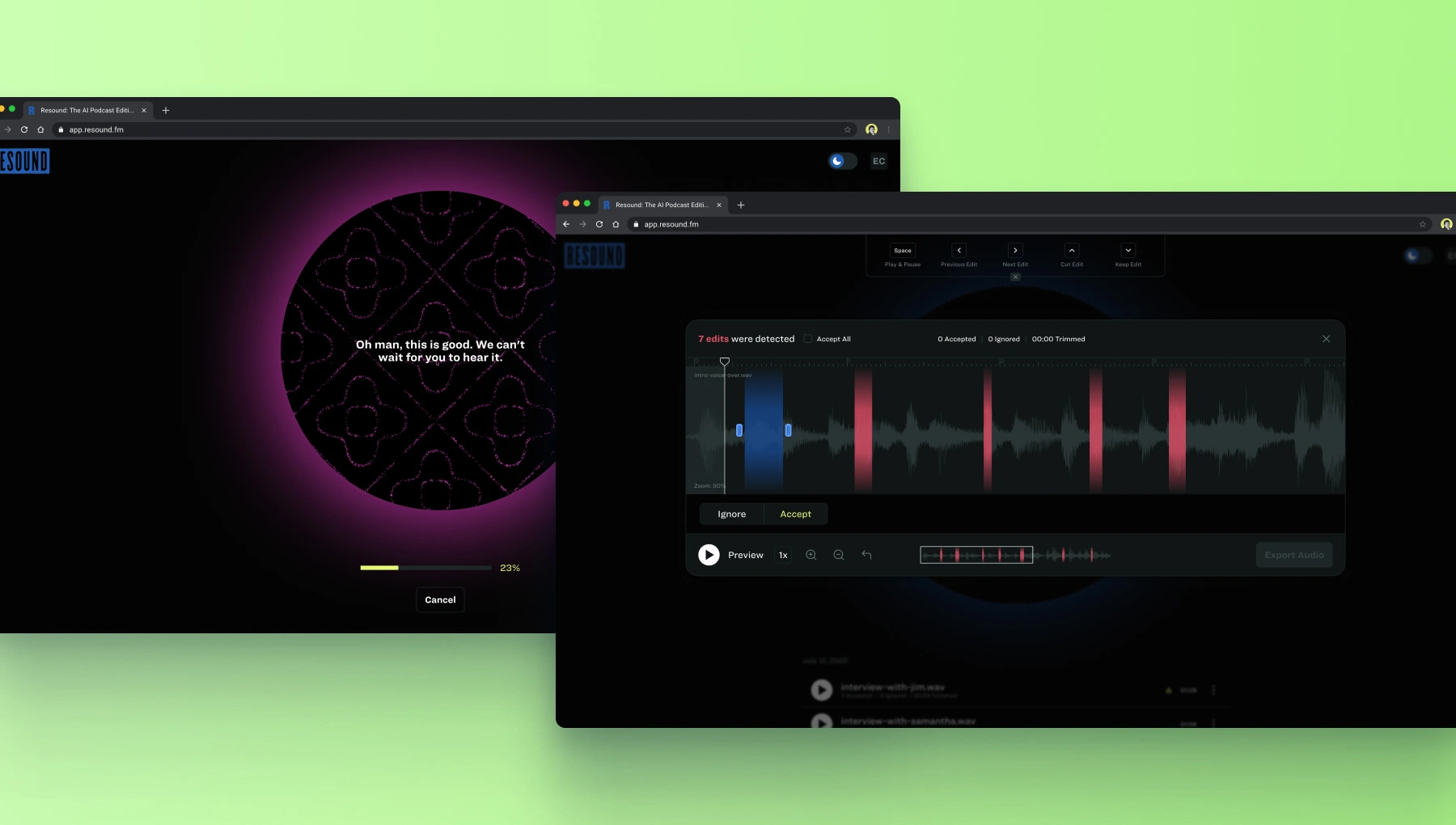 Beta launch designs after we pivoted to a desktop experience.