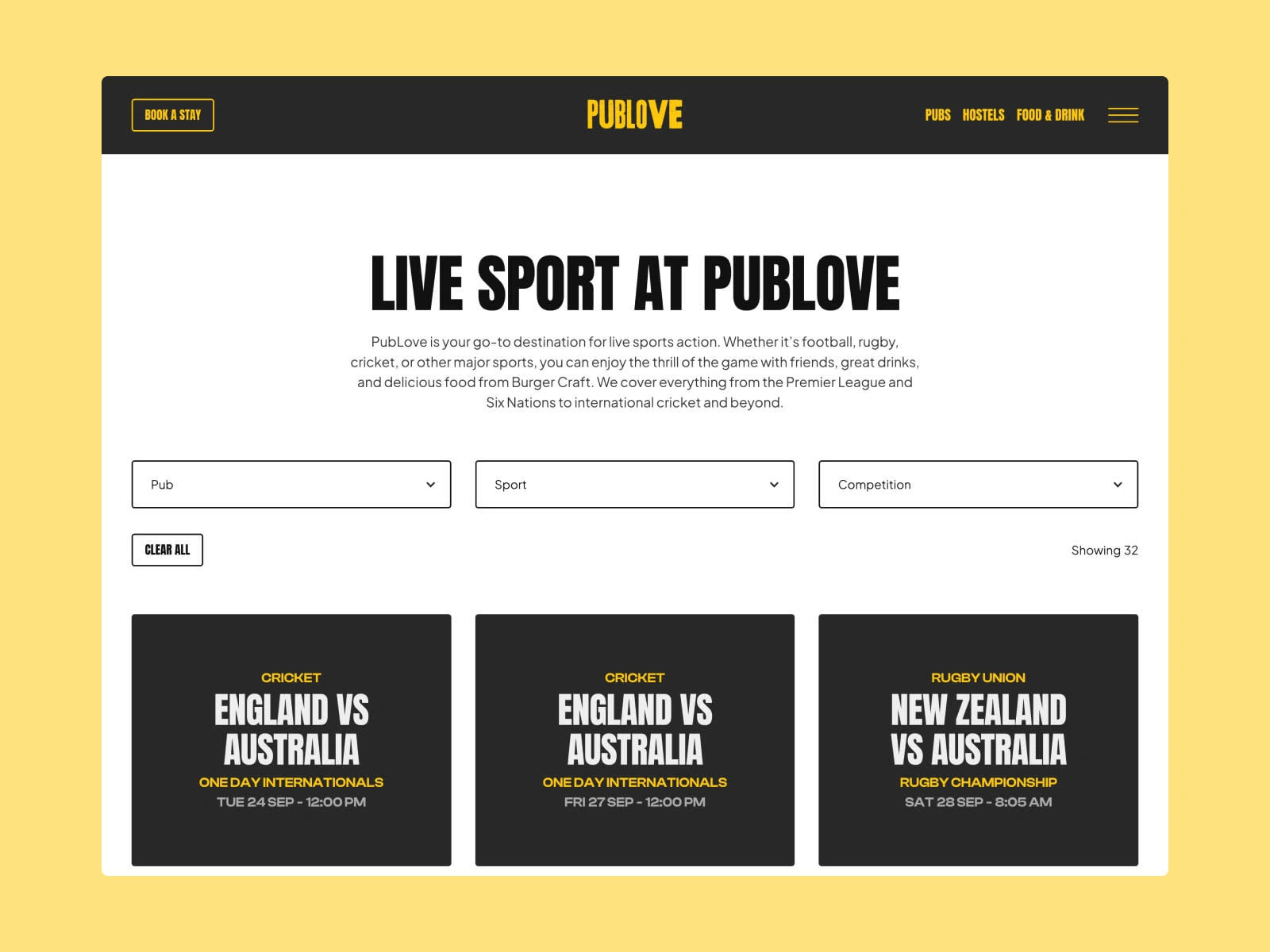 PubLove - Sport Feed