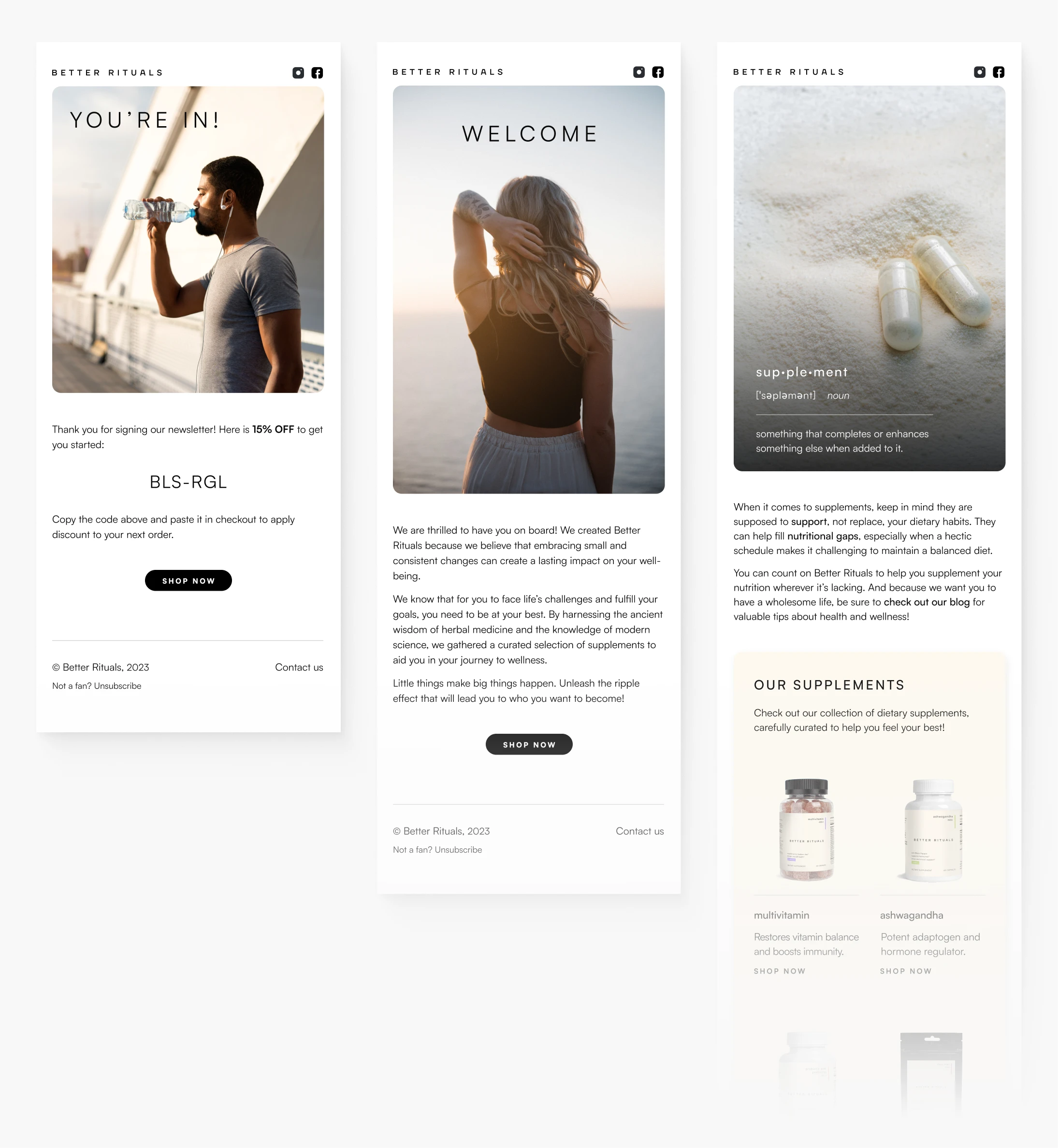 Welcome Flow | Better Rituals