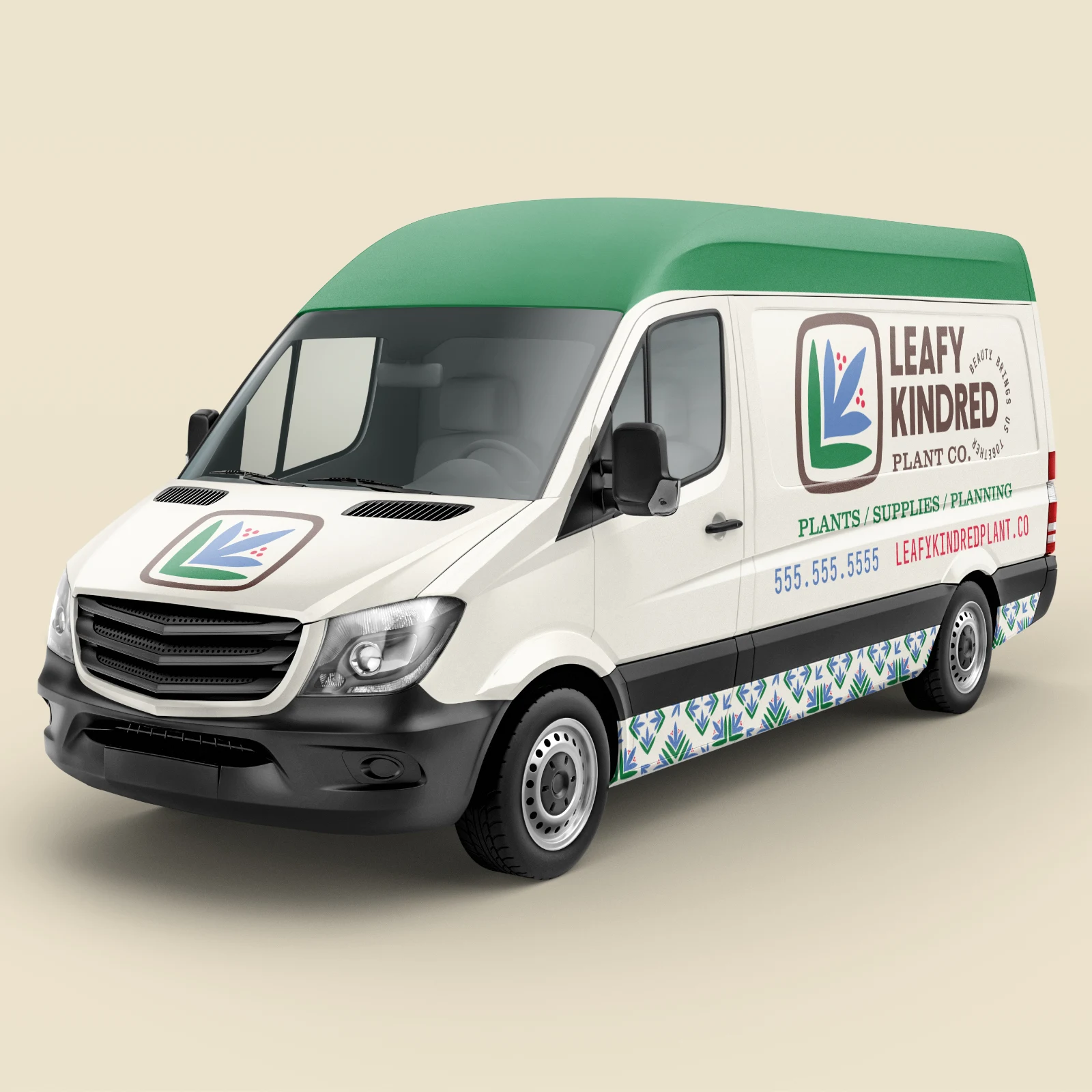 Delivery truck wrap.