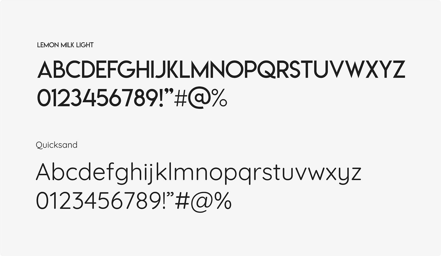 Font Pairings