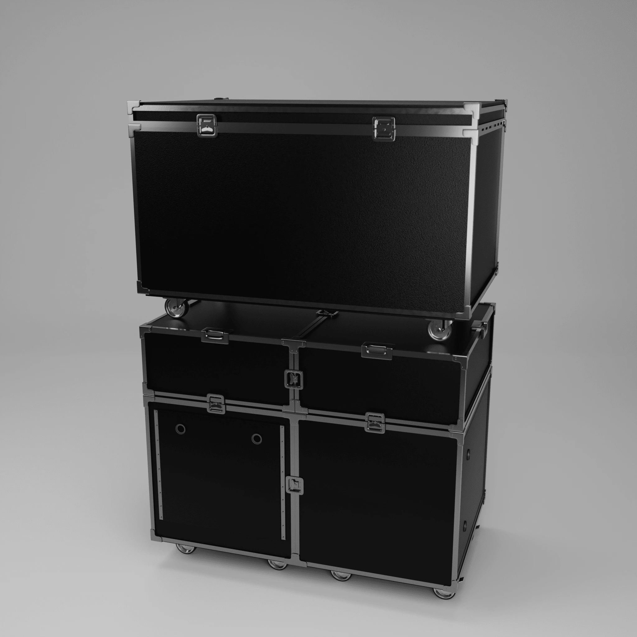 Stacked and Closed Full-Assembly Rendering
