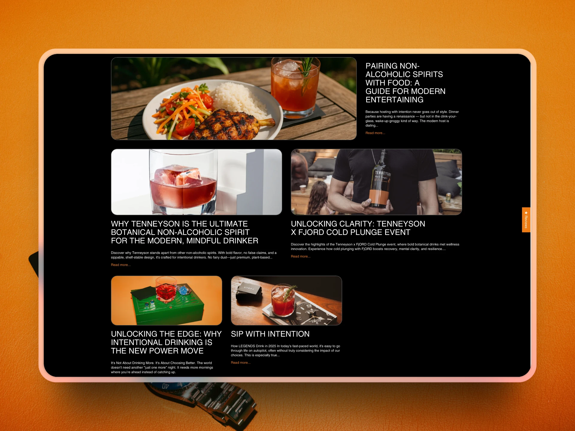 Tenneyson blog section