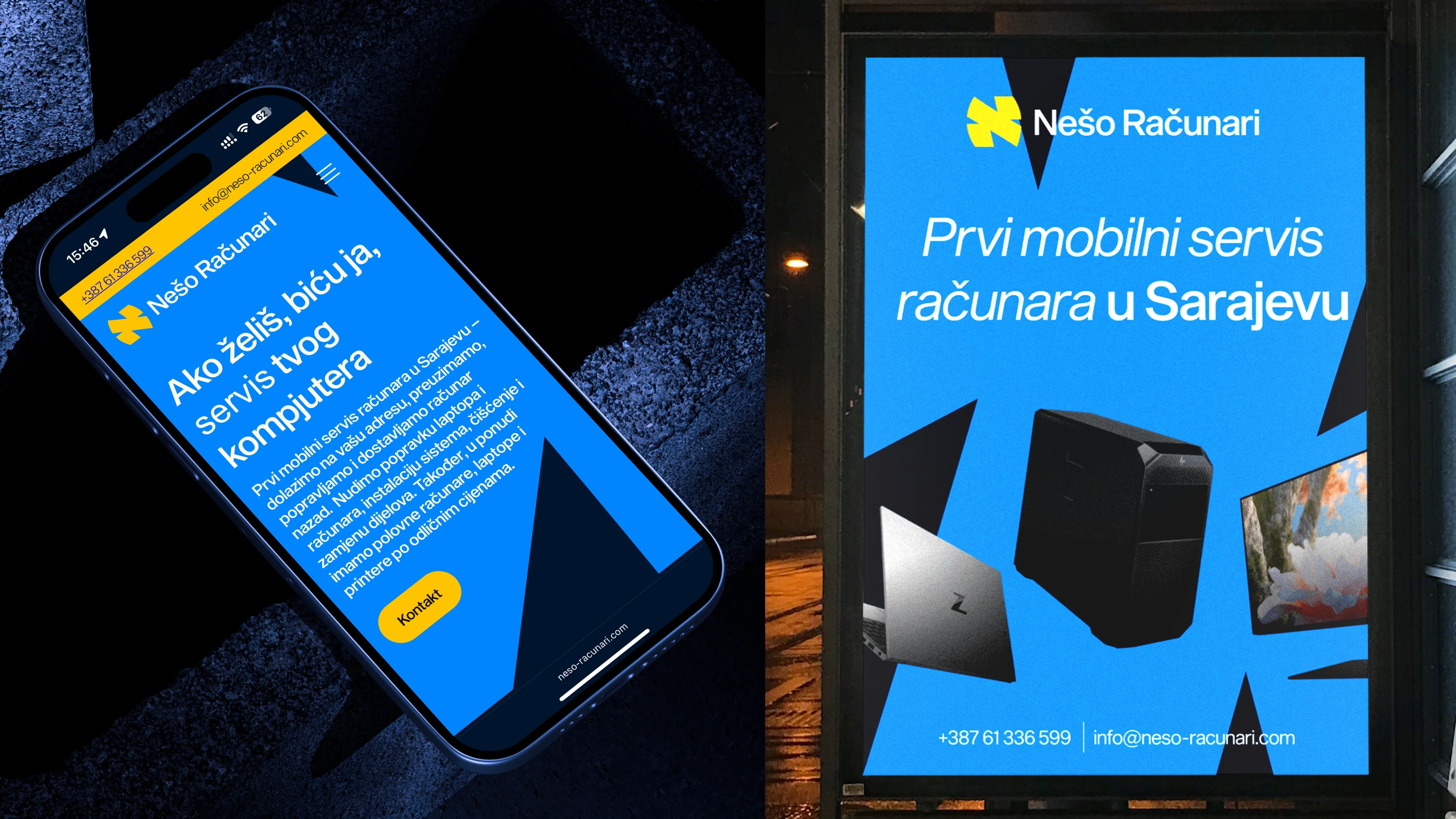 Home page mobile + Ad