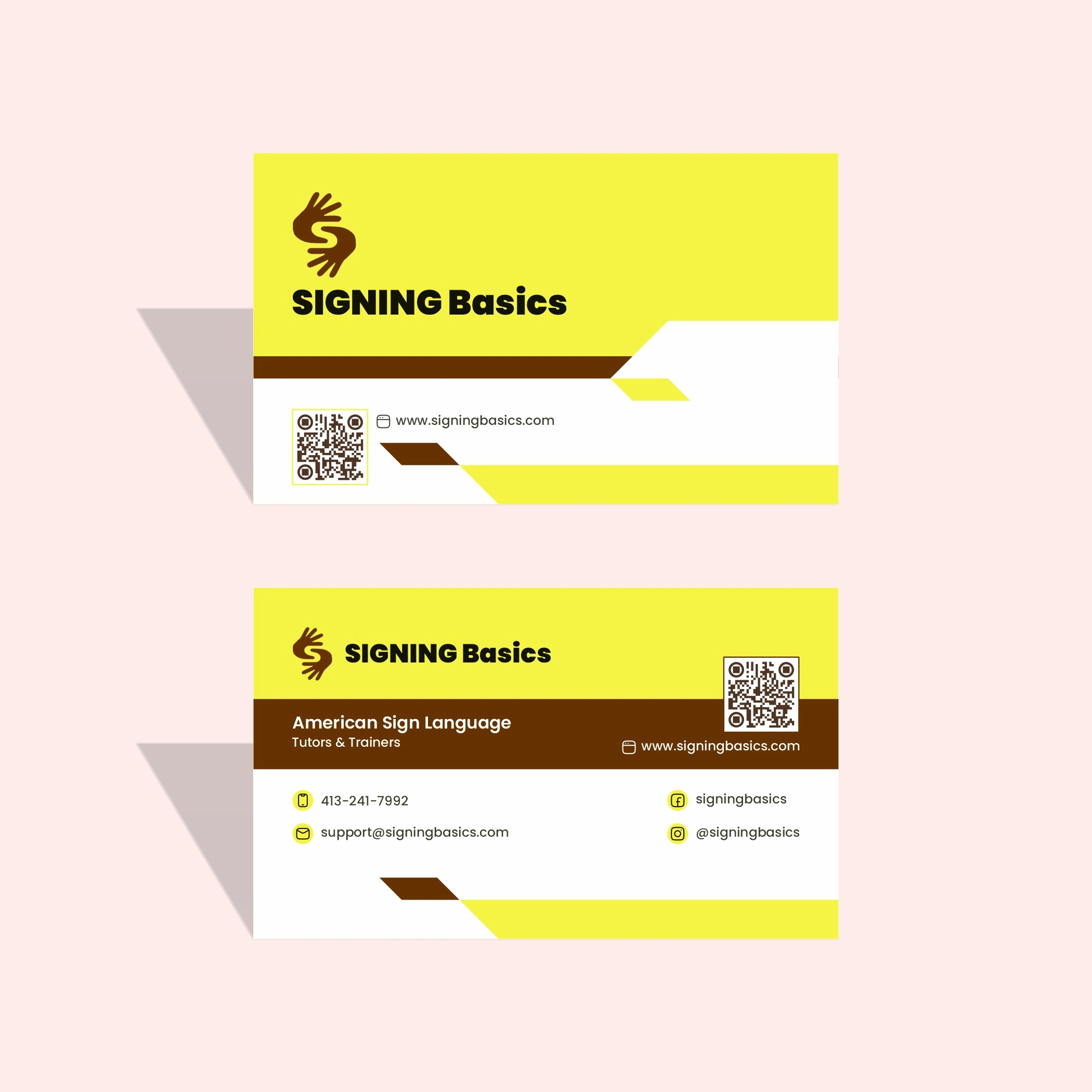 Business card design