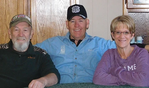 Dave, Eric, and Vicki Rhoten