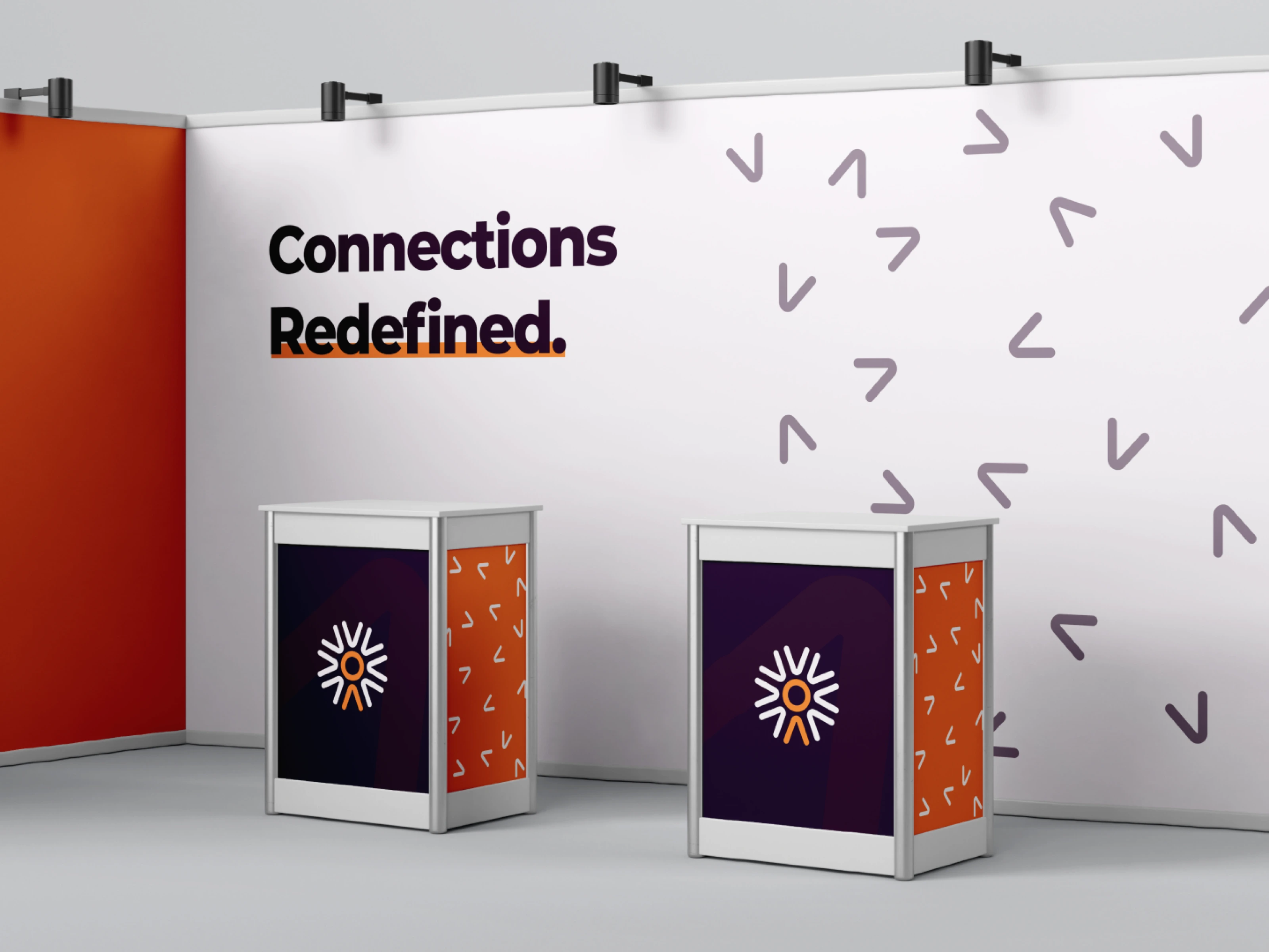 Event Podium and Background Mockup