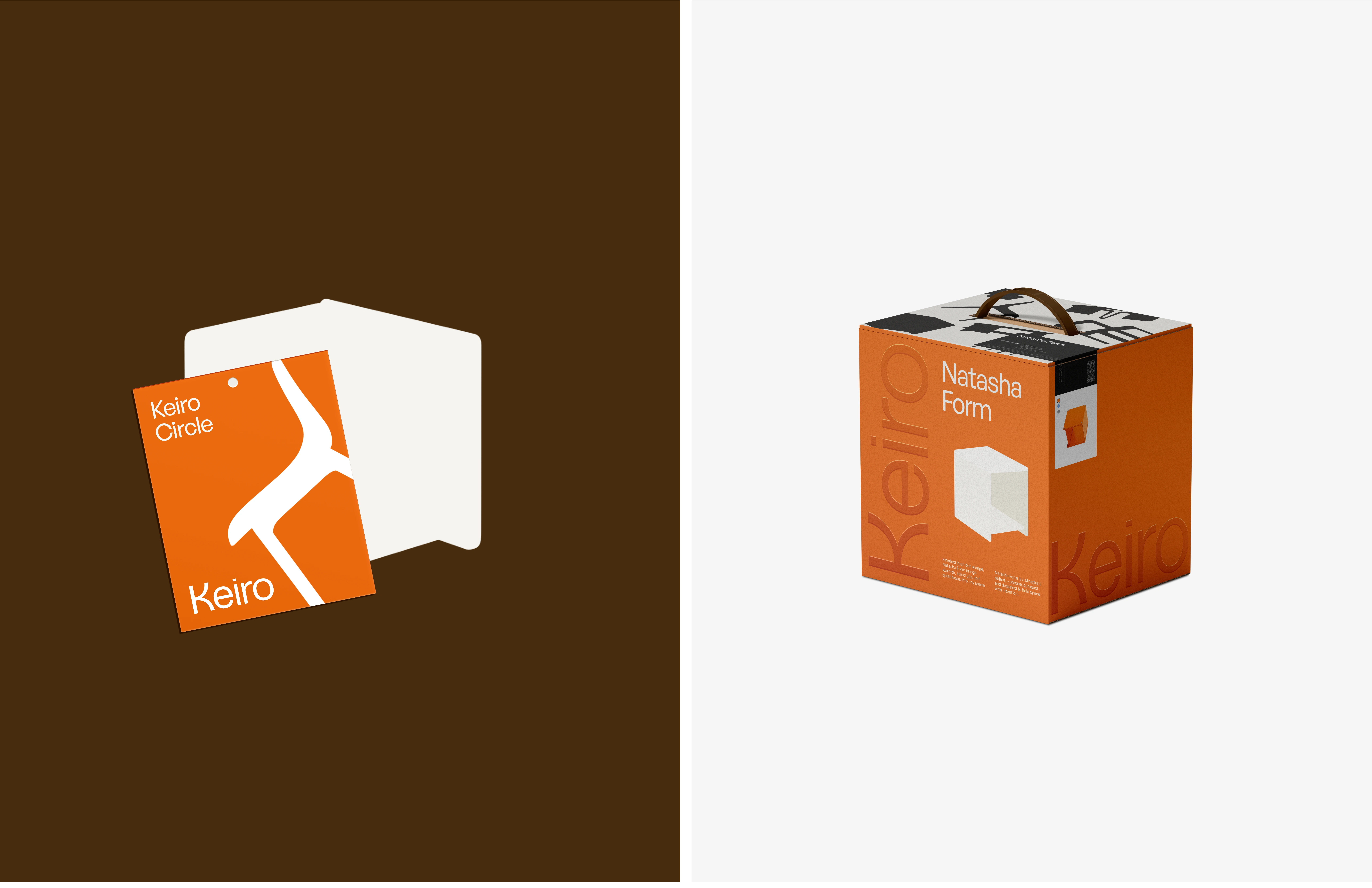 From tag to box, every detail carries Keiro.